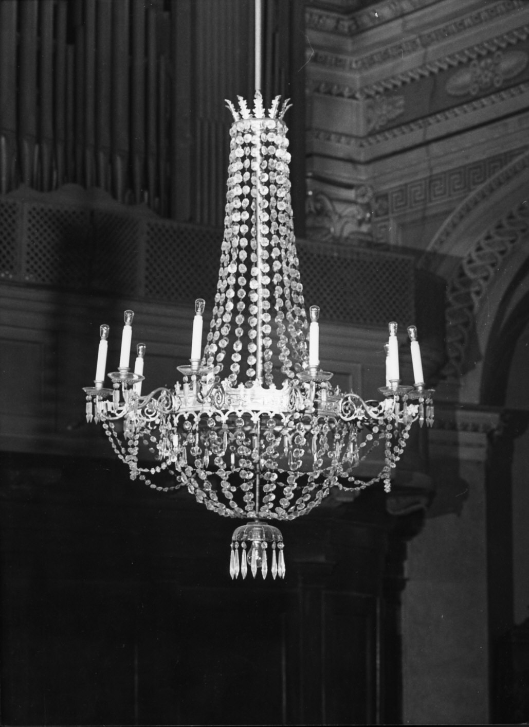 lampadario, serie - bottega italiana (prima metà sec. XX)