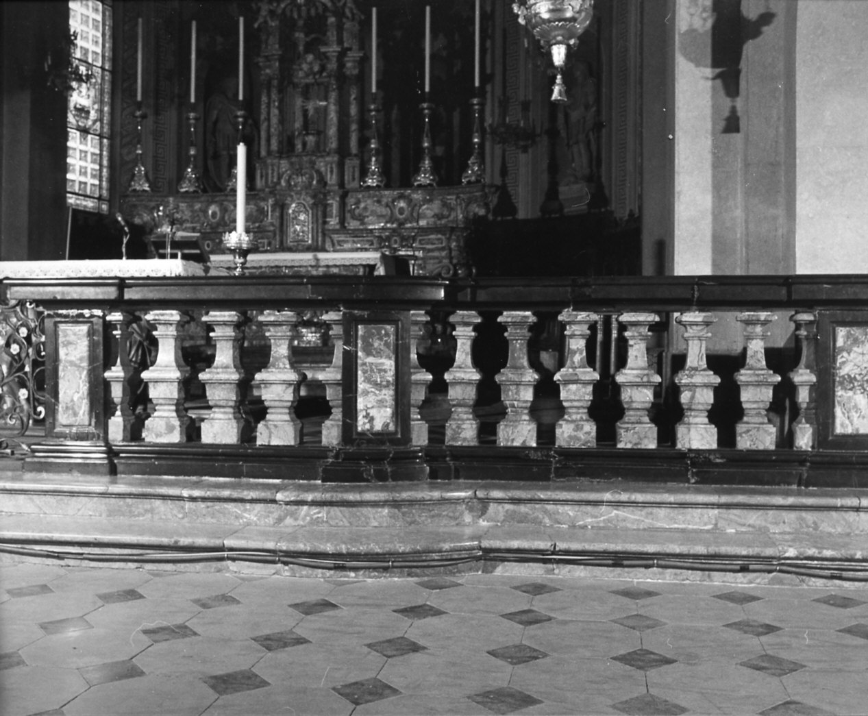 balaustrata, opera isolata - bottega lombarda (sec. XVII)