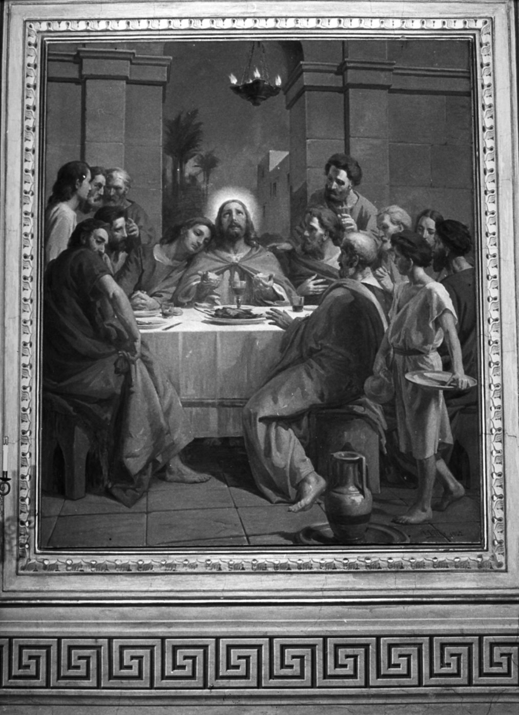 ultima cena (dipinto, opera isolata) di Villa Antonio (sec. XX)