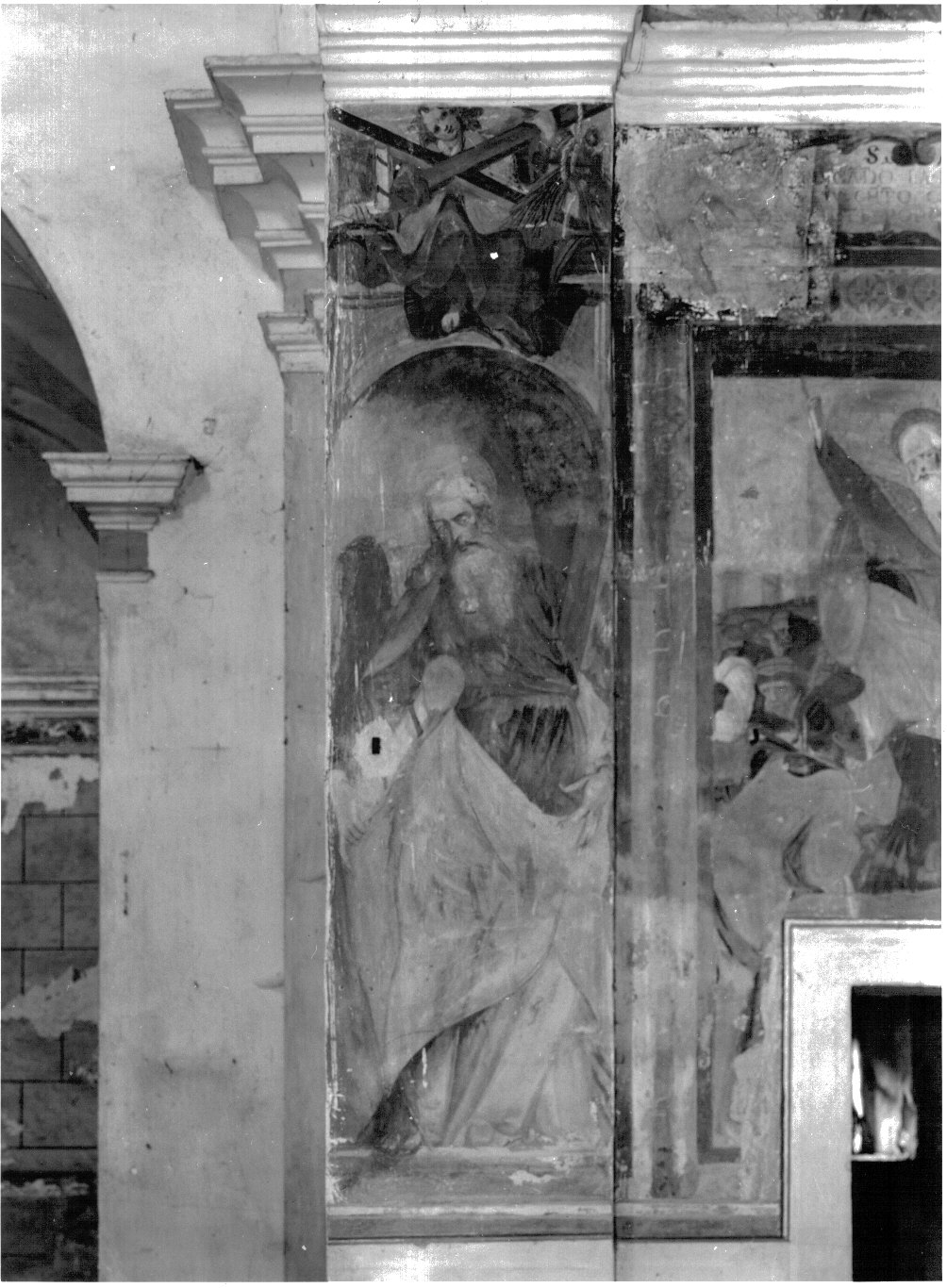 Sant'Andrea (dipinto murale, ciclo) di Macolino Giovan Battista (prima metà sec. XVII)