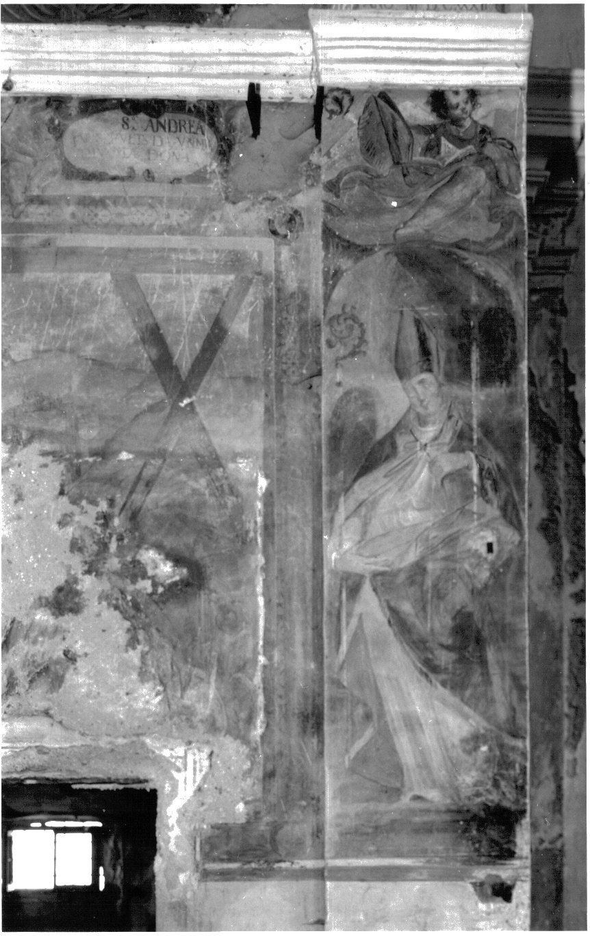 Sant'Andrea (dipinto murale, ciclo) di Macolino Giovan Battista (prima metà sec. XVII)