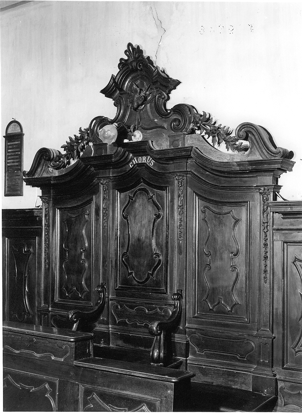 stalli del coro, insieme - bottega lombardo-piemontese (prima metà sec. XVIII)