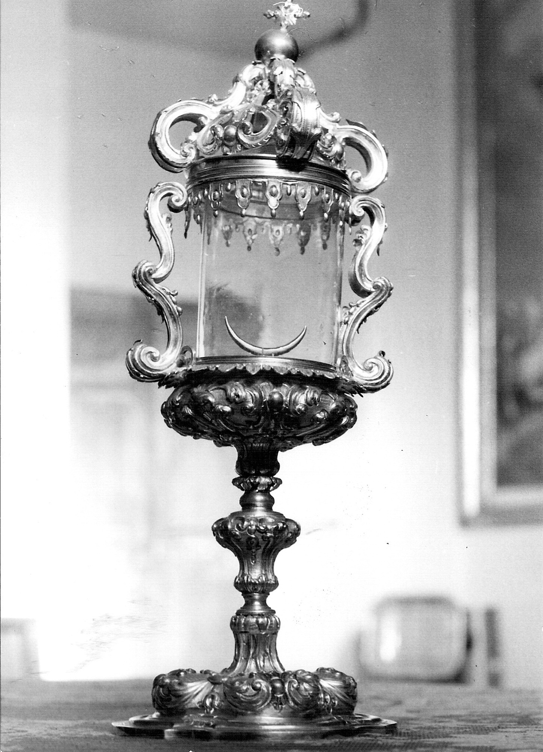 ostensorio, opera isolata - bottega lombarda (sec. XVIII)