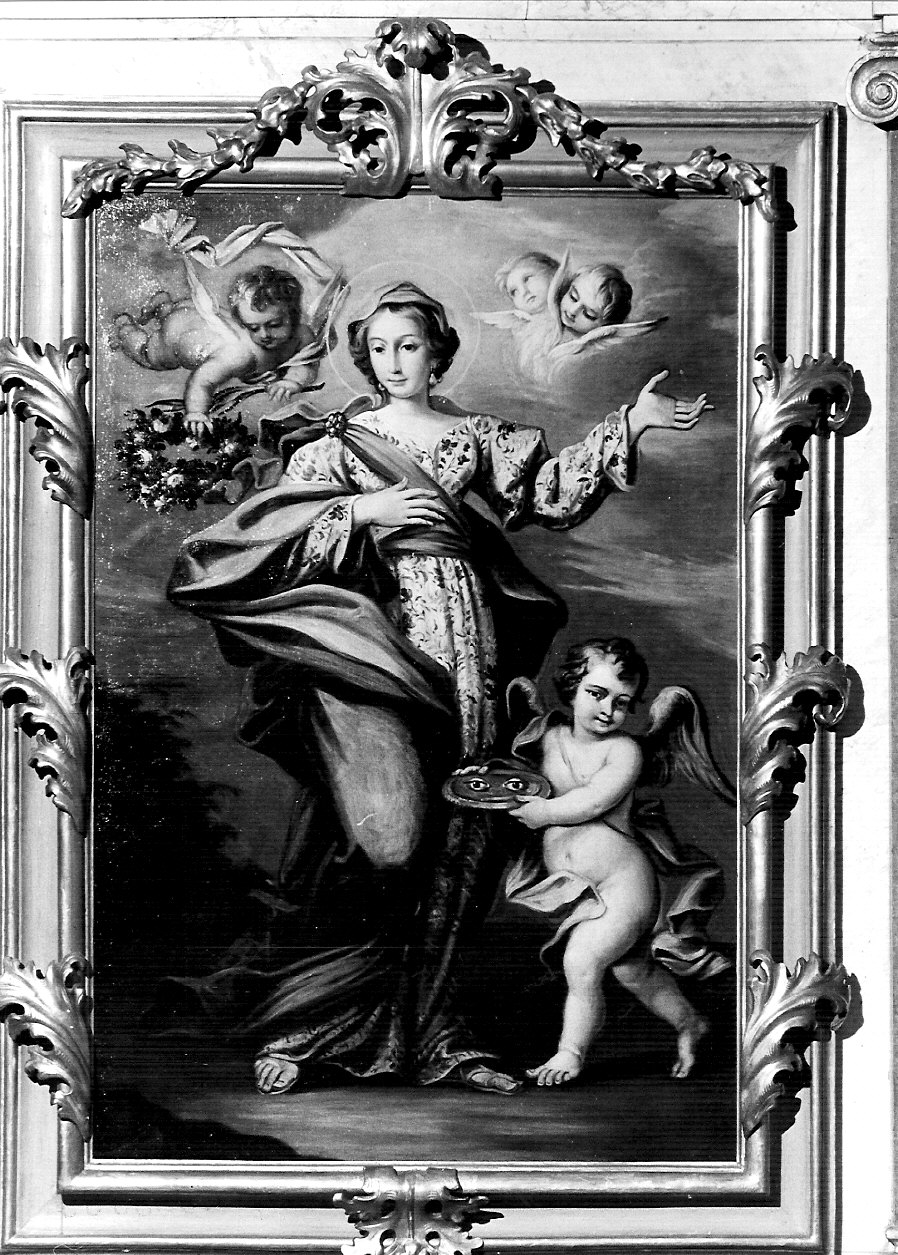 Santa Lucia (dipinto, opera isolata) - ambito lombardo (sec. XVIII)