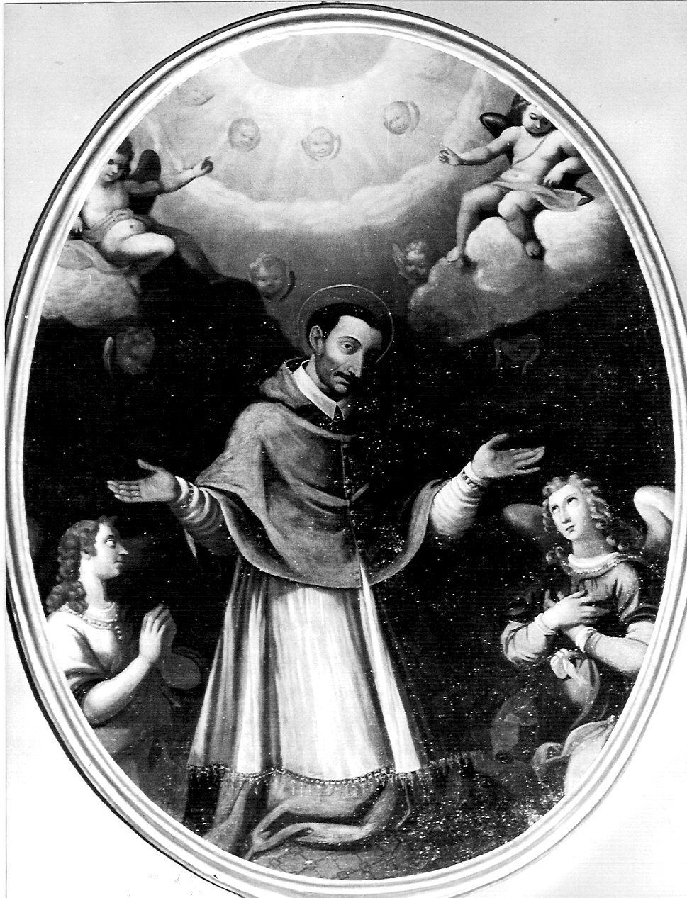 San Carlo Borromeo (dipinto, opera isolata) - ambito lombardo (sec. XVII)