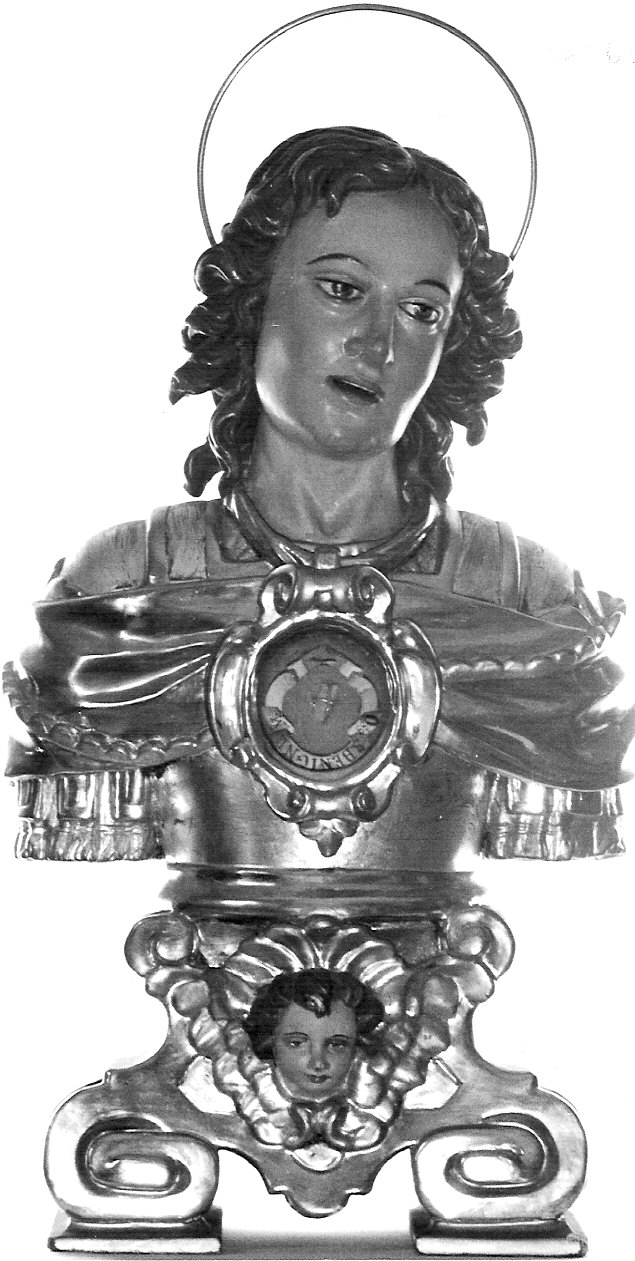 reliquiario - a busto, opera isolata - bottega lombarda (sec. XVIII)