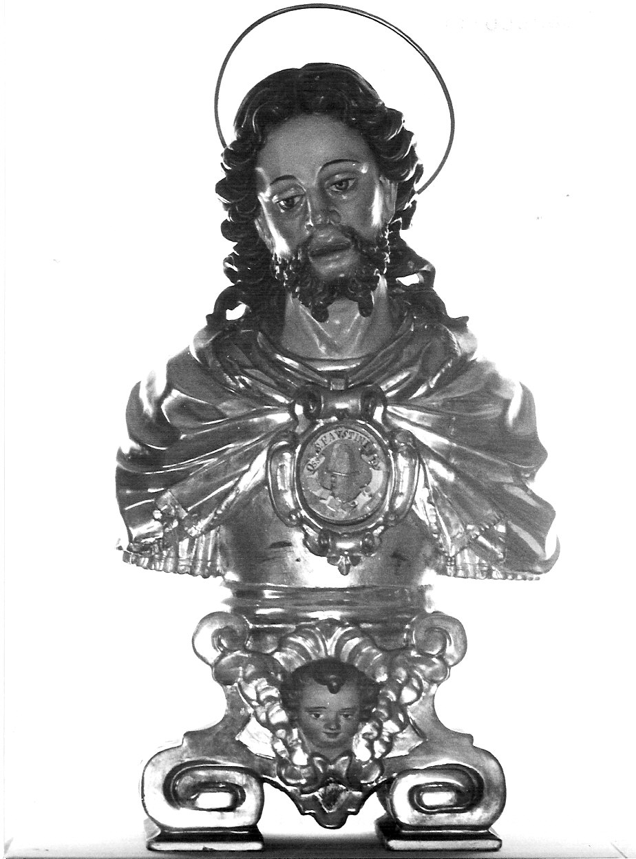 reliquiario - a busto, opera isolata - bottega lombarda (sec. XVIII)