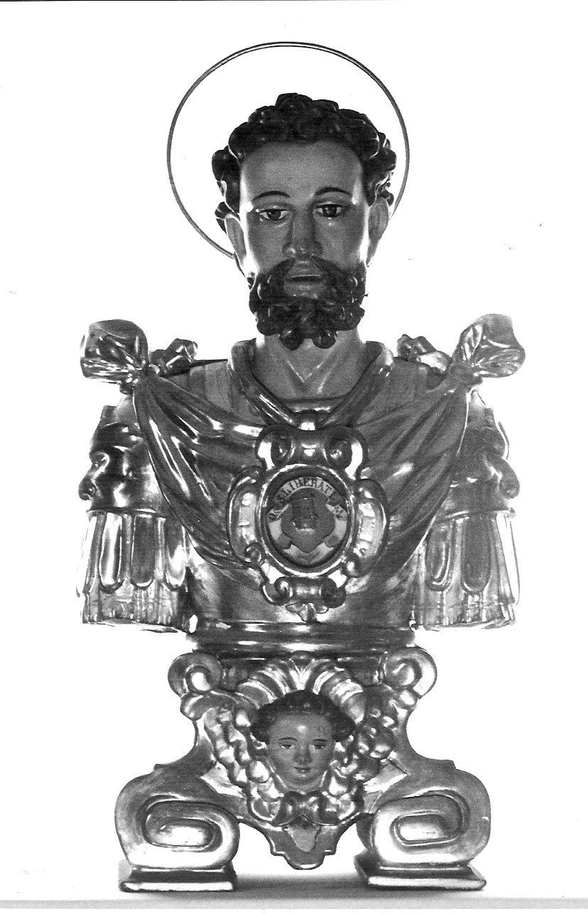 reliquiario - a busto, opera isolata - bottega lombarda (sec. XVIII)