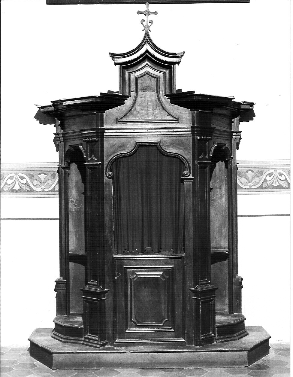 confessionale, opera isolata - bottega lombarda (sec. XIX)