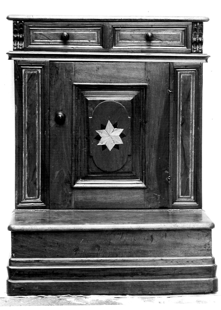 inginocchiatoio, opera isolata - bottega lombarda (sec. XIX)