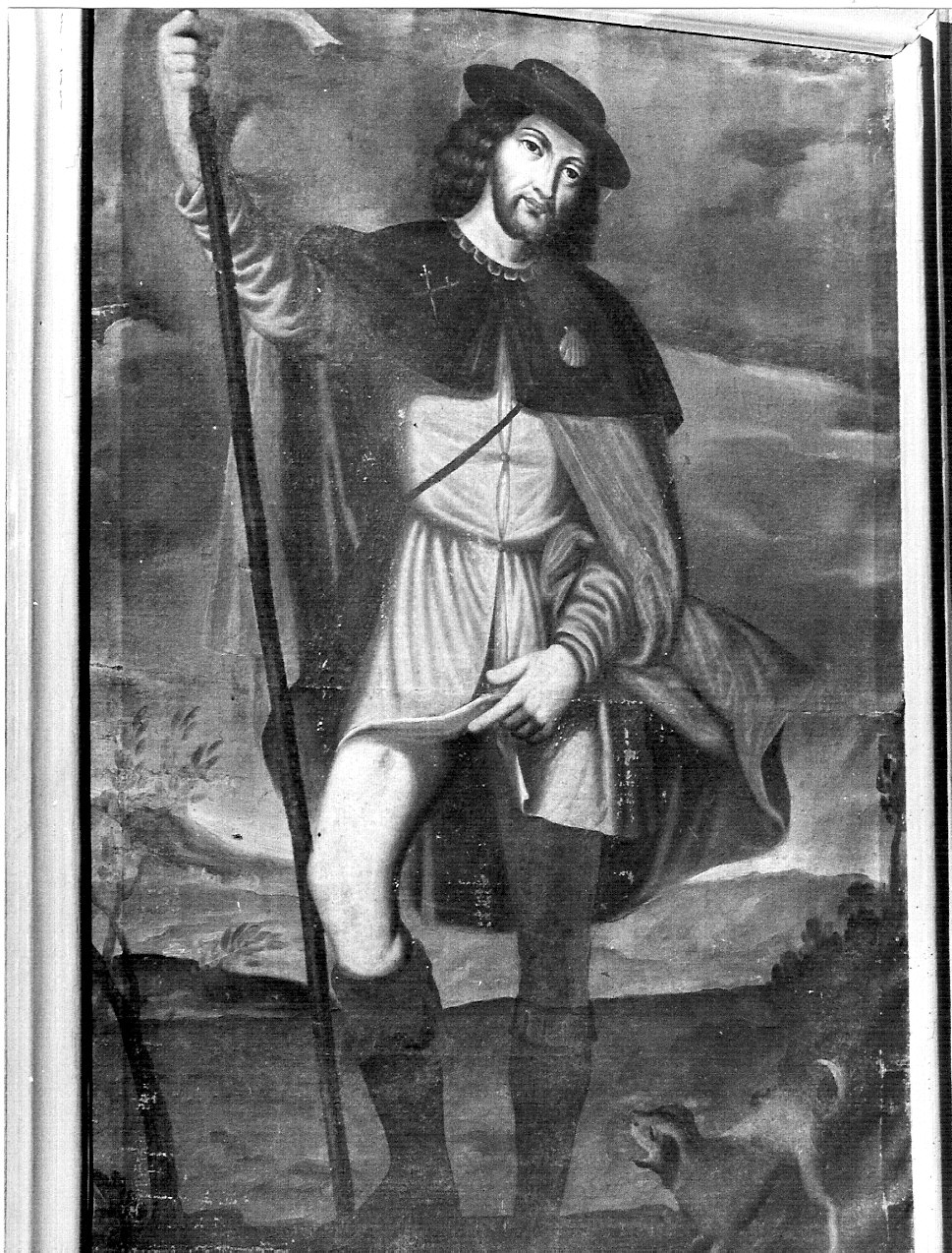 San Rocco (dipinto, opera isolata) - ambito lombardo (sec. XVII)