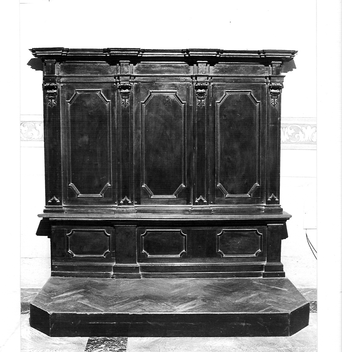 pancale da chiesa, opera isolata - bottega lombarda (sec. XIX)