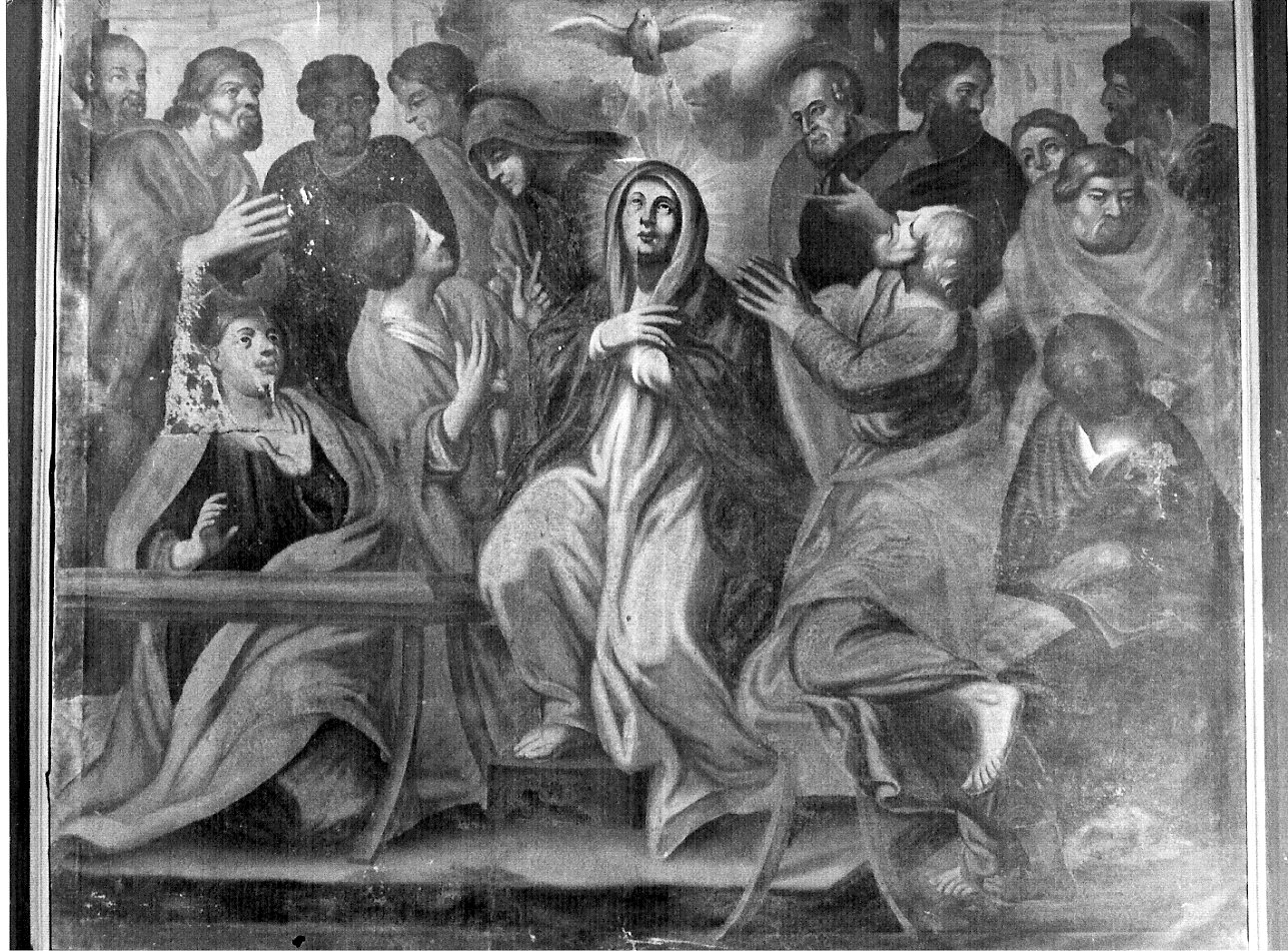 Pentecoste (dipinto, opera isolata) - ambito lombardo (sec. XIX)