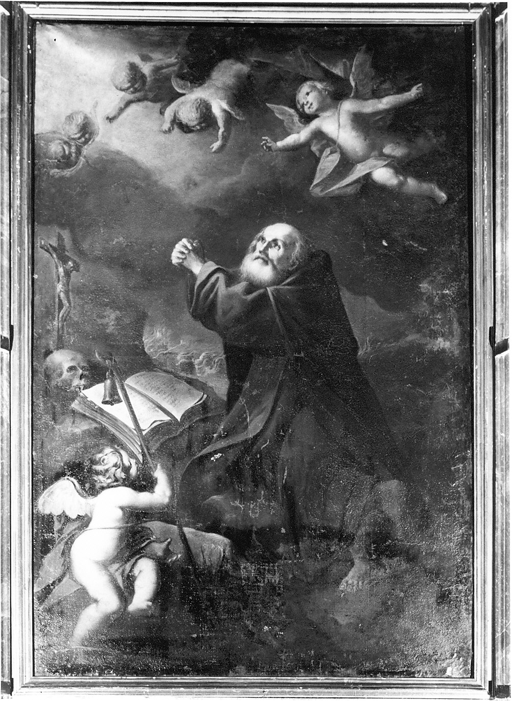 Sant'Antonio Abate (pala d'altare, elemento d'insieme) - ambito lombardo (prima metà sec. XVII)