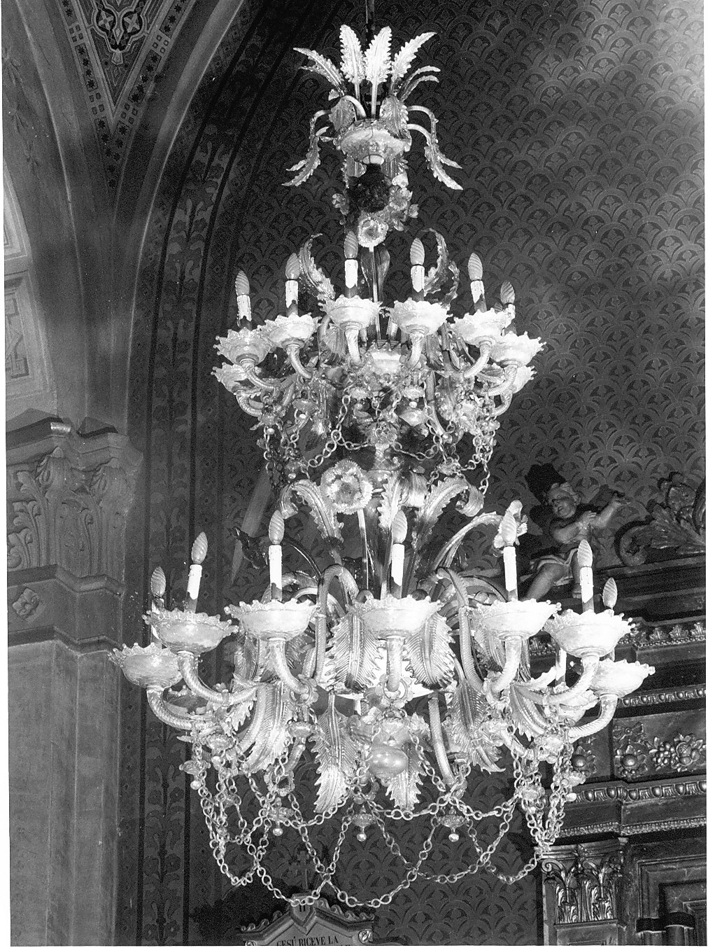 lampadario, serie - bottega veneziana (sec. XX)