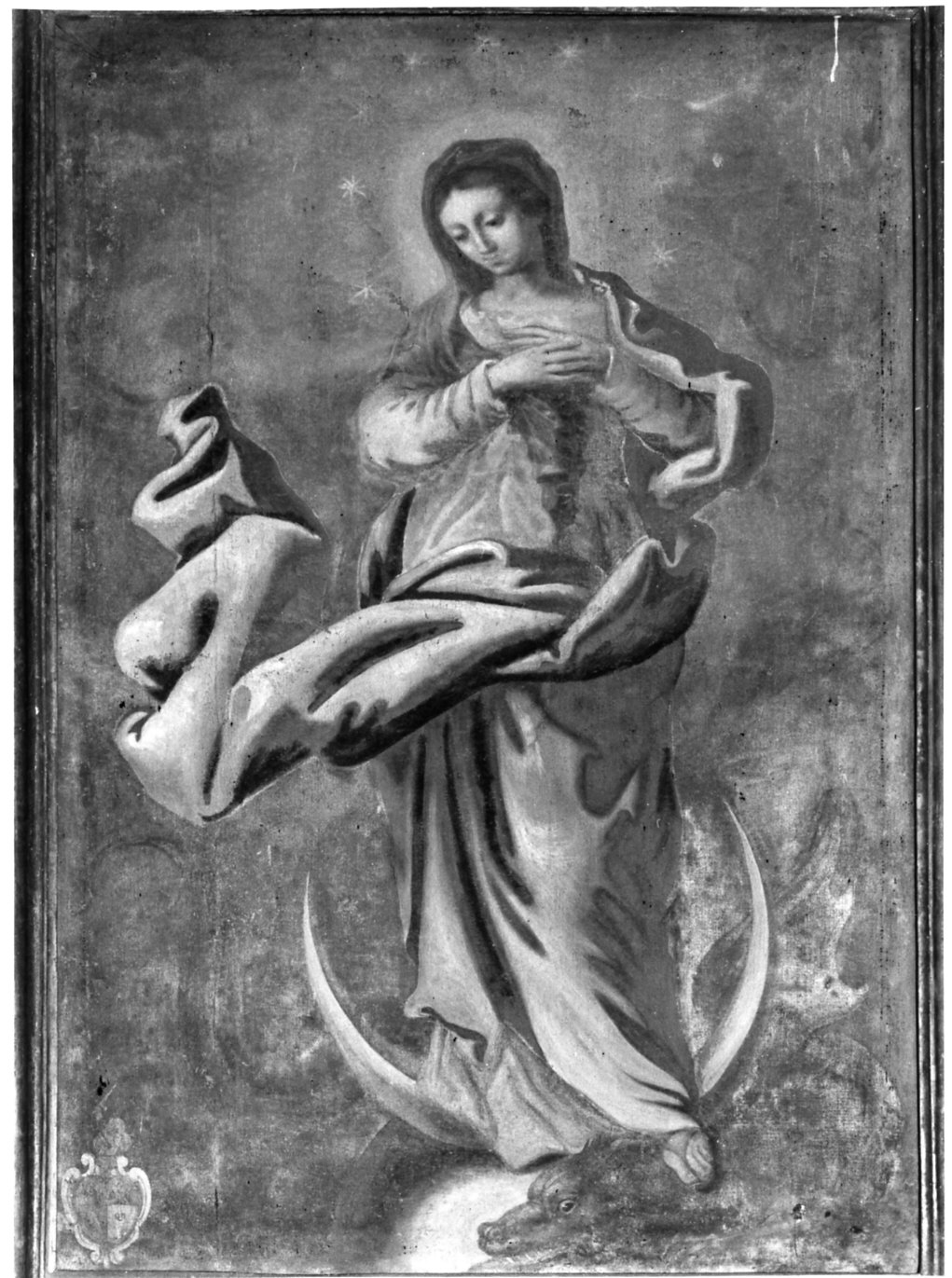 Madonna Immacolata (dipinto, opera isolata) - ambito lombardo (sec. XVIII)