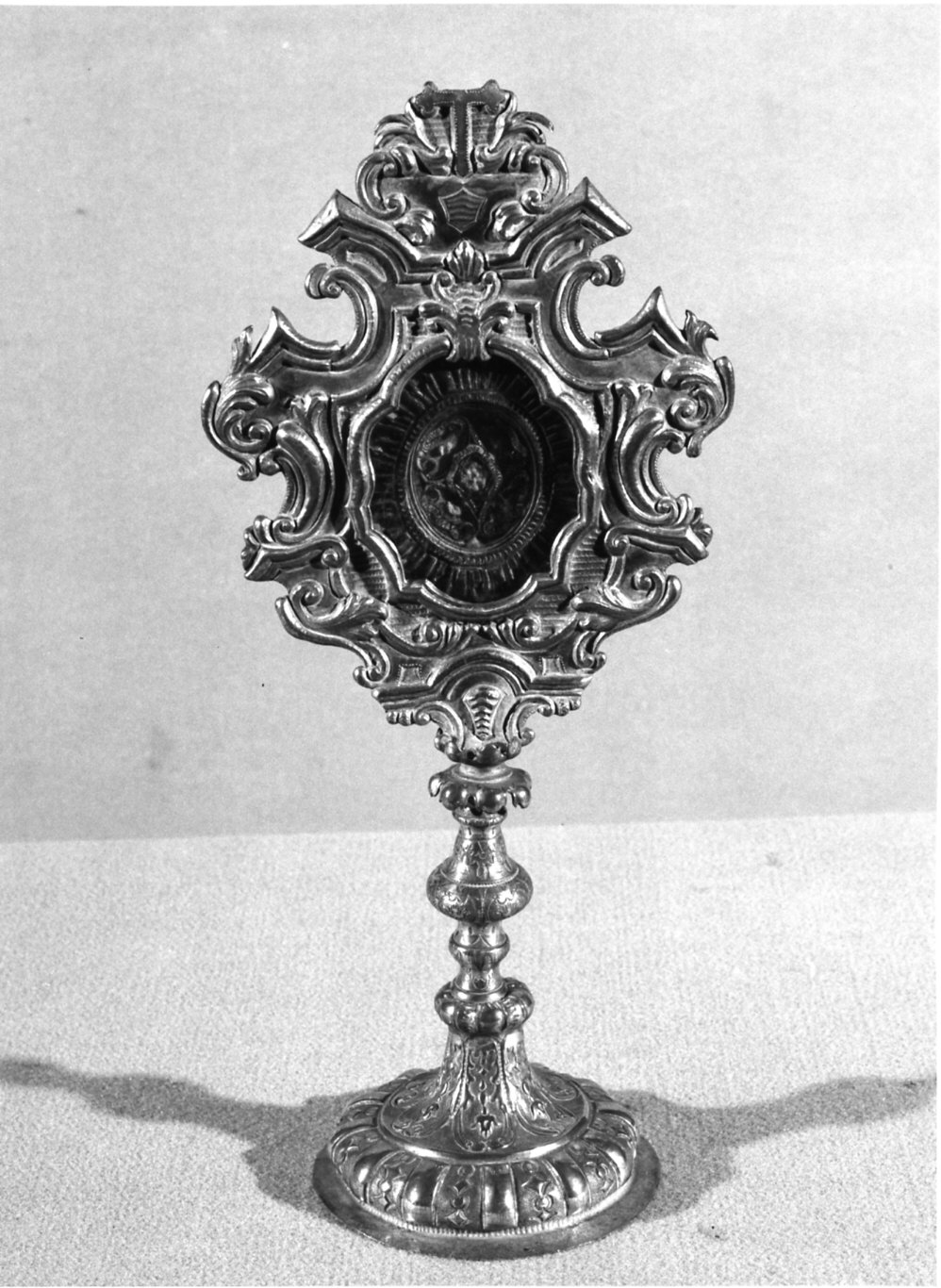 reliquiario - a ostensorio, opera isolata - bottega italiana (sec. XIX)