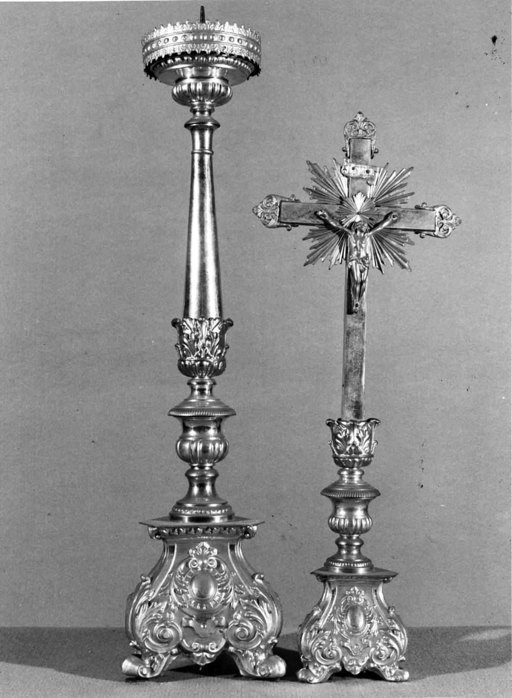 servizio d'altare, insieme - bottega italiana (sec. XIX)