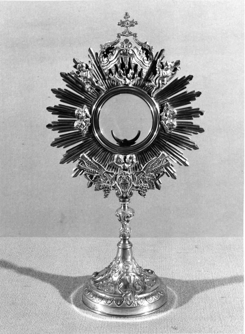 ostensorio - a raggiera, opera isolata - bottega italiana (sec. XIX)