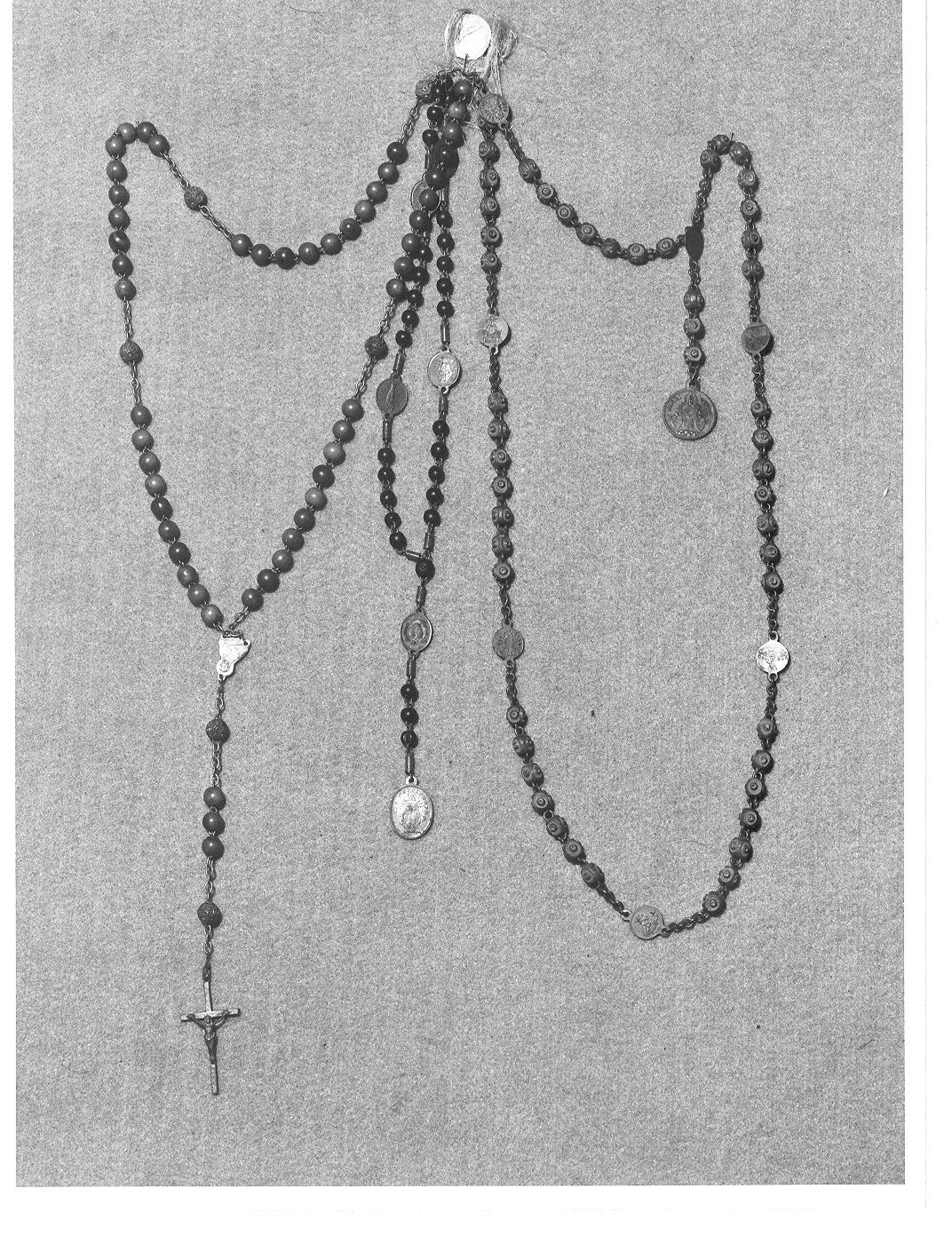 corona del rosario, insieme - bottega italiana (sec. XIX)