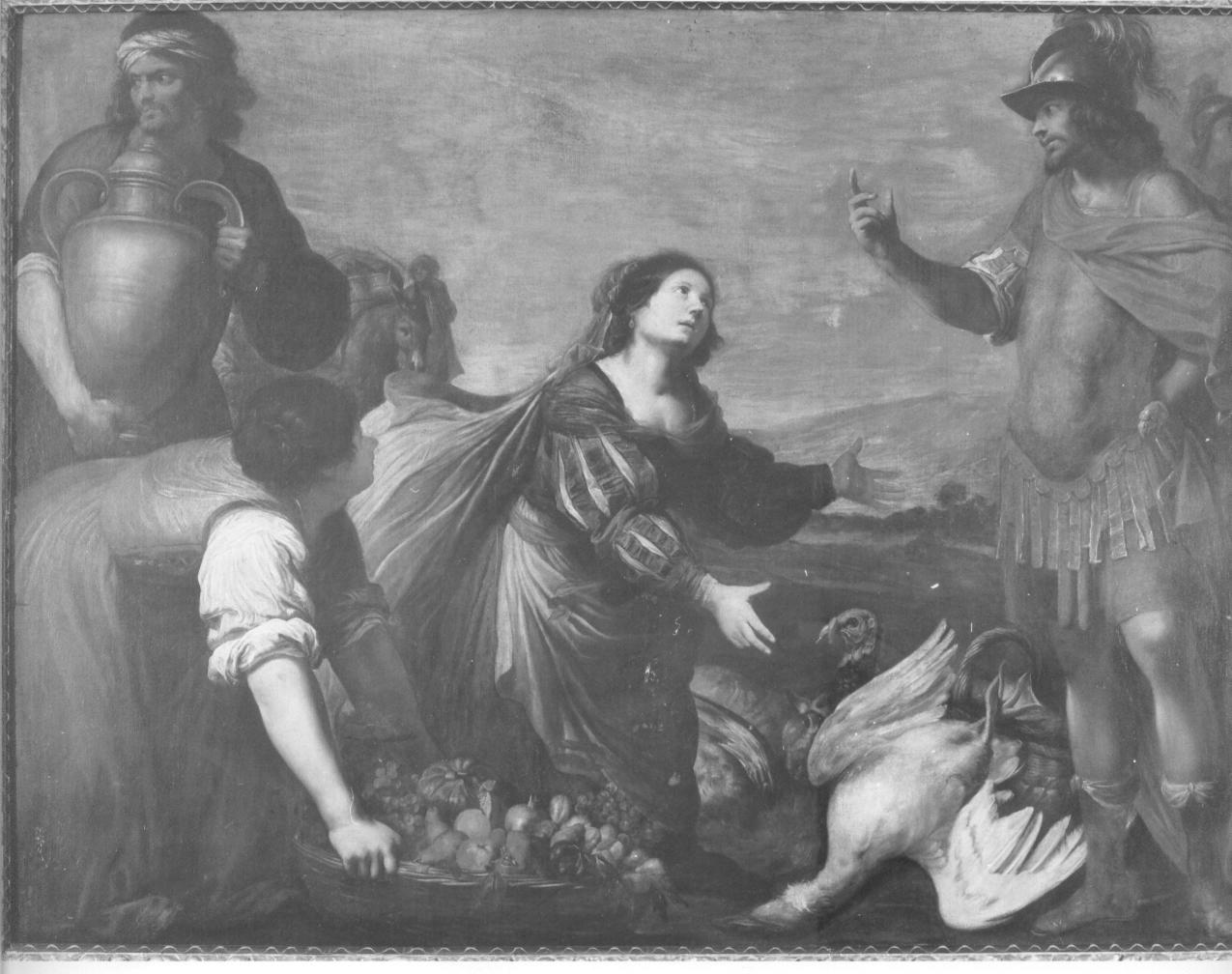 La famiglia di Dario (dipinto, opera isolata) di Carloni Giovanni Battista (attribuito) (sec. XVII)