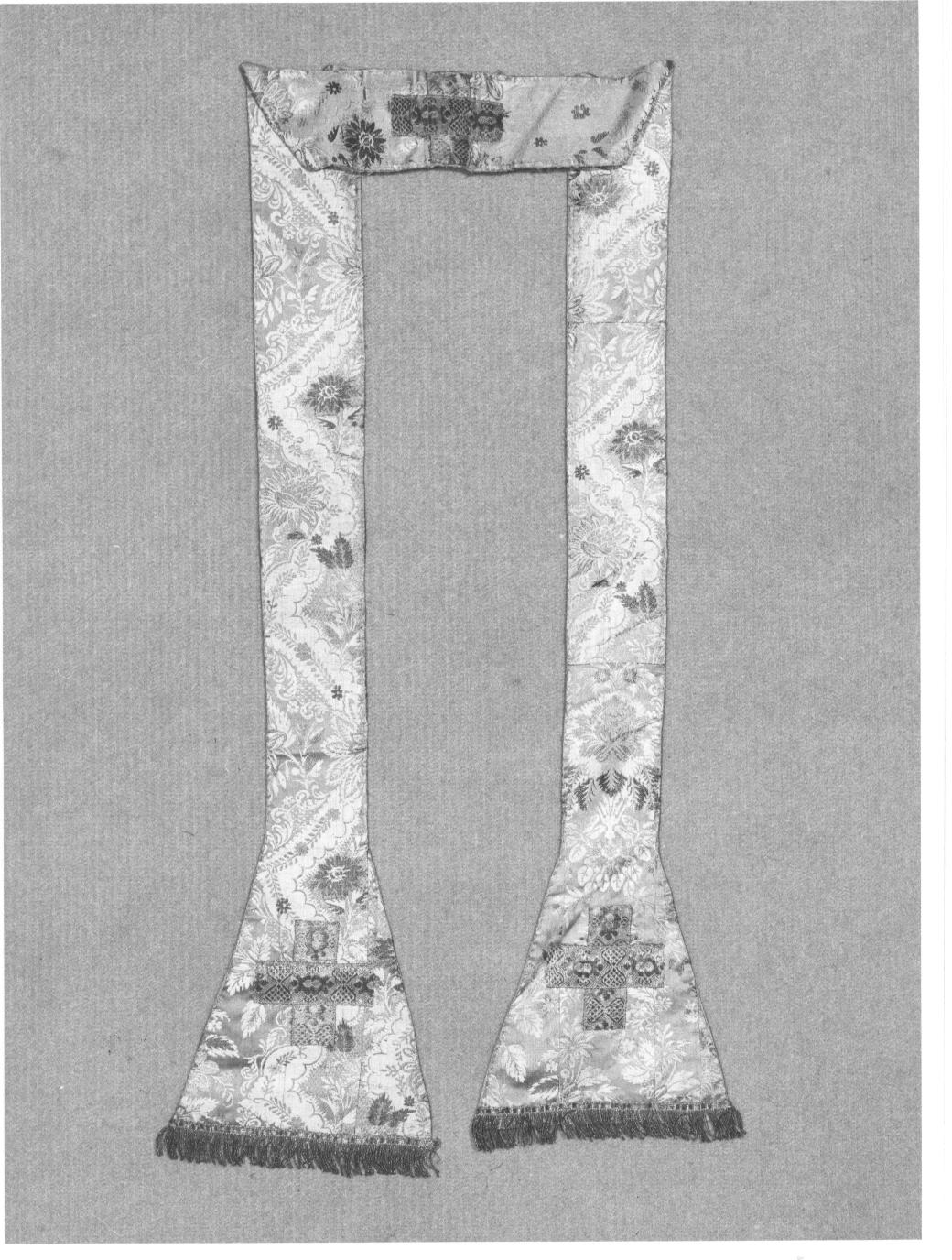 stola, opera isolata - manifattura italiana (inizio sec. XVIII)