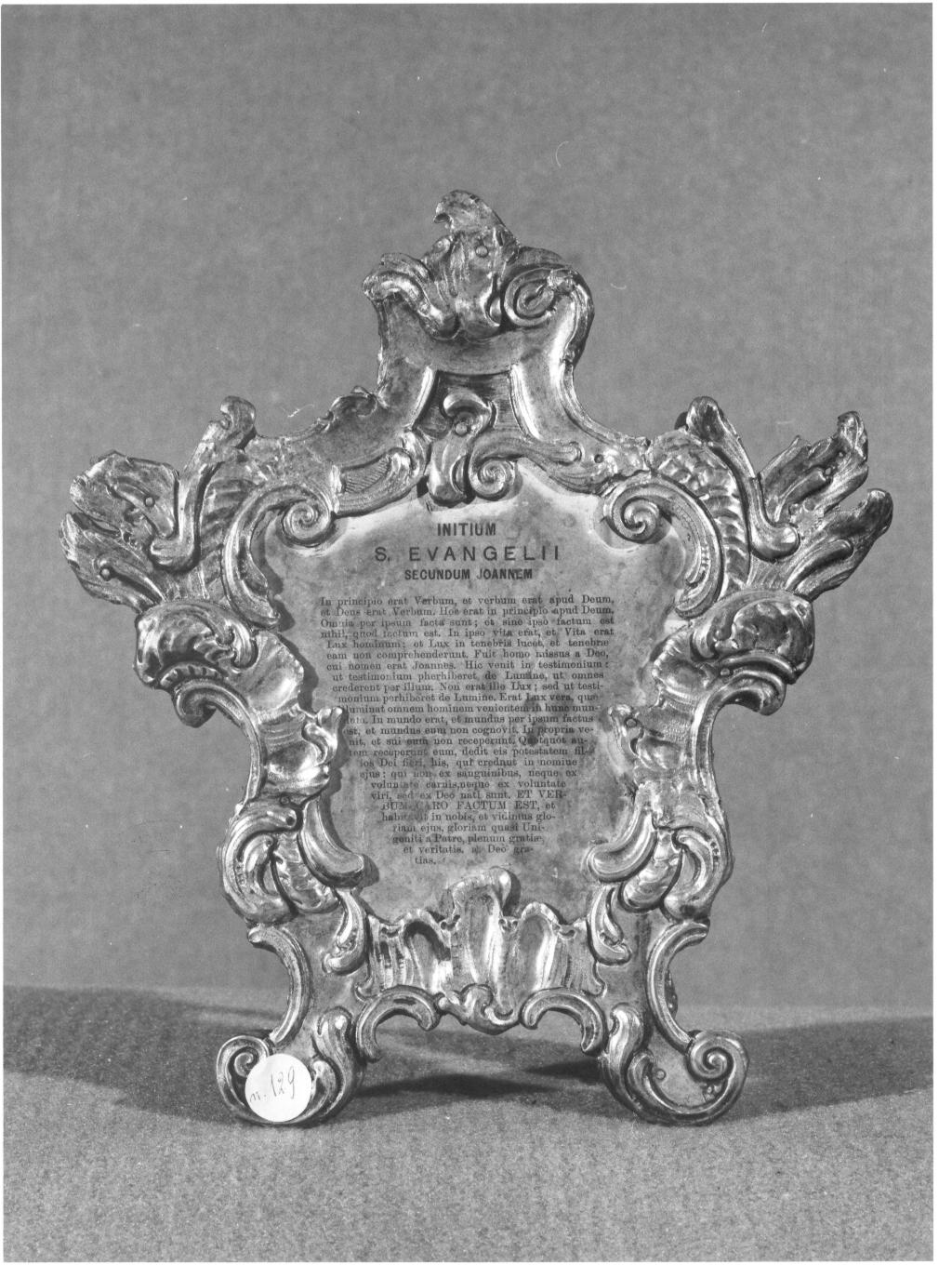 cartagloria, opera isolata - bottega lombarda (metà sec. XVIII)