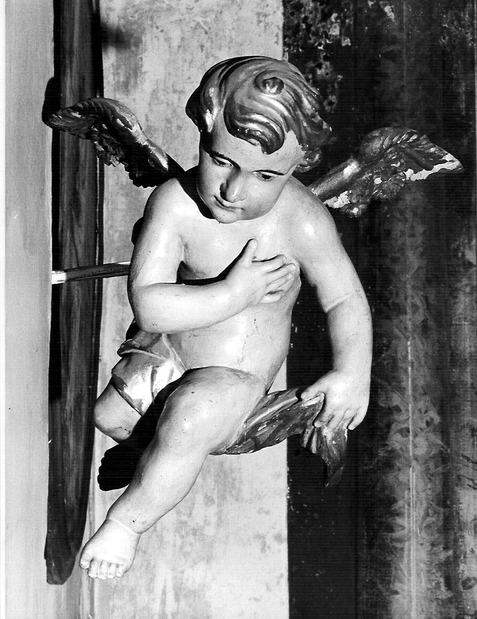 angioletto (scultura, coppia) - bottega lombarda (sec. XIX)