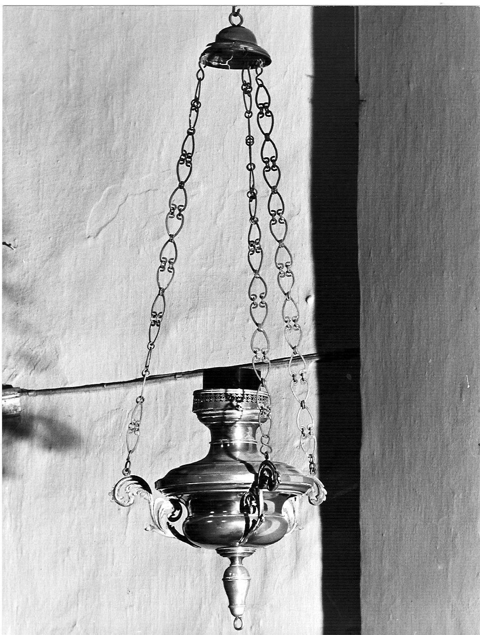 lampada pensile, coppia - bottega lombarda (sec. XX)