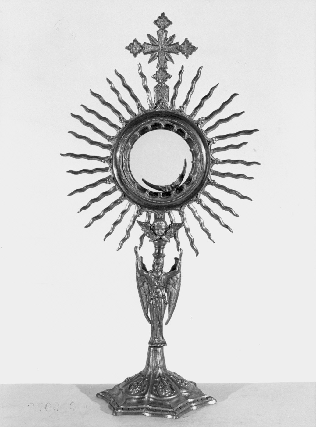 ostensorio - a raggiera, opera isolata - bottega italiana (sec. XX)
