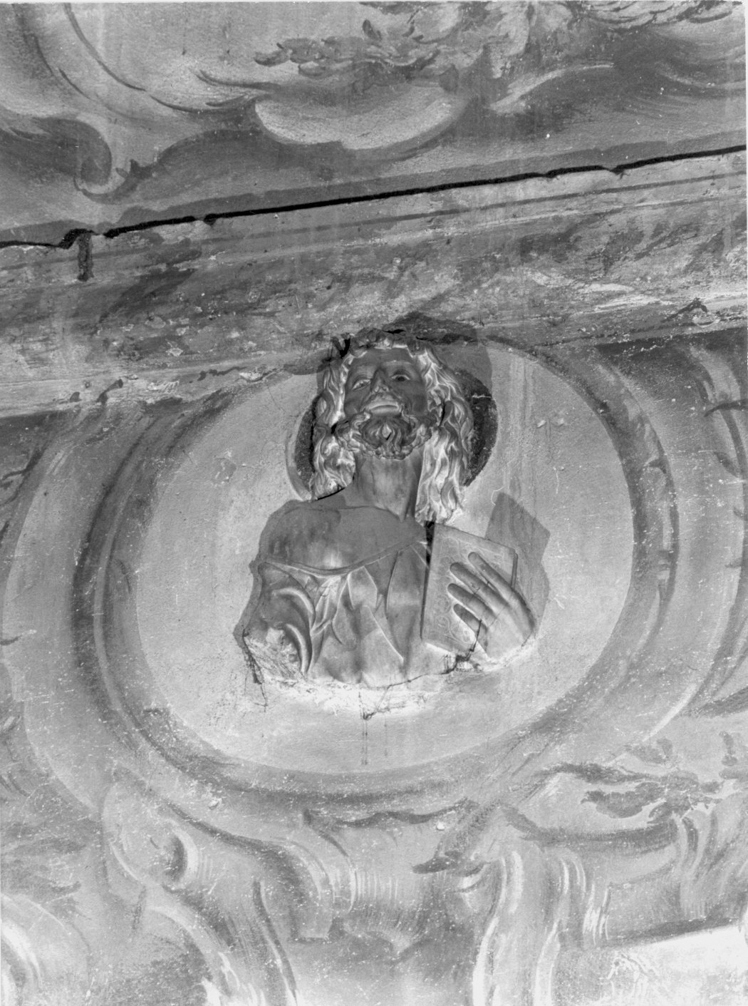 Santi (decorazione plastica) di Rodari Iacopo (attribuito) (fine/inizio secc. XV/ XVI)