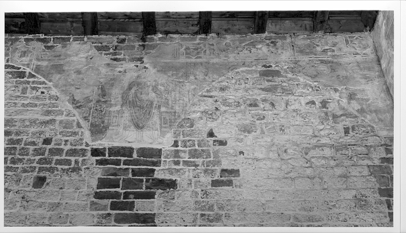 Santi (dipinto murale, elemento d'insieme) - ambito lombardo (seconda metà sec. XV)