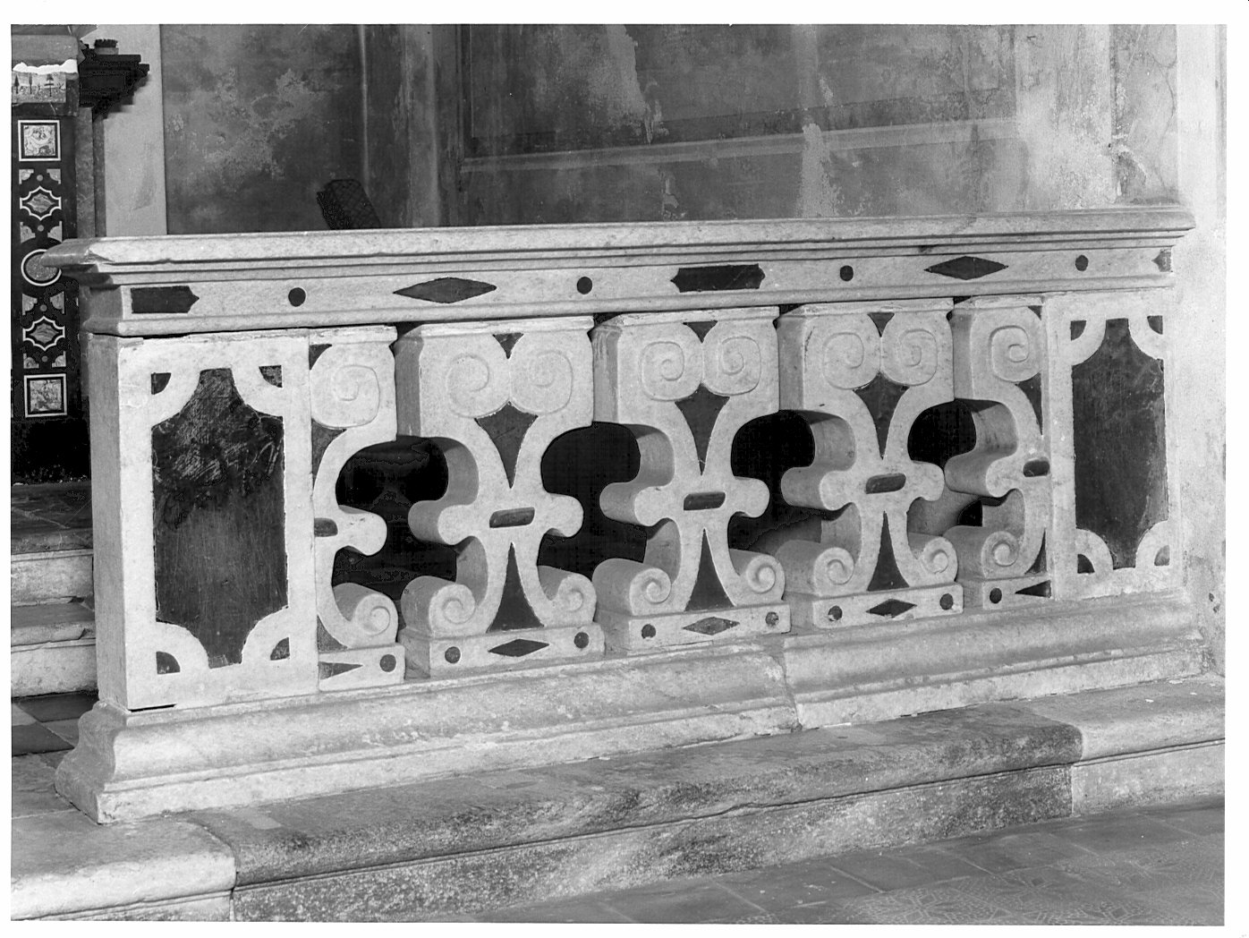 balaustrata - bottega lombarda (seconda metà sec. XVIII)