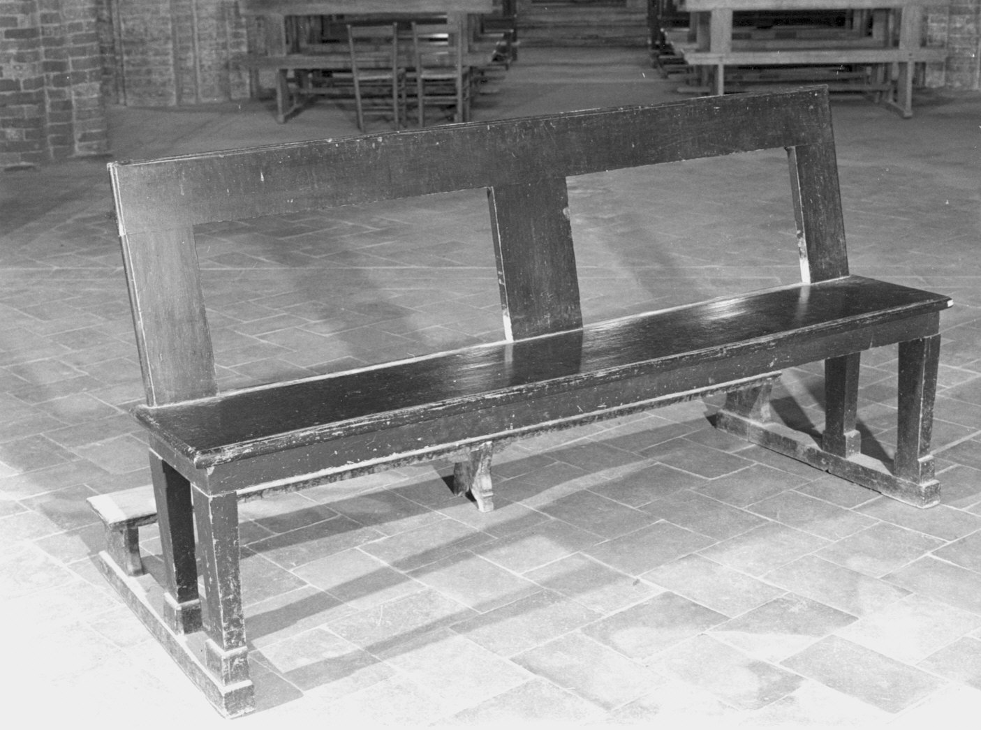 panca con inginocchiatoio, coppia - bottega lombarda (sec. XIX)