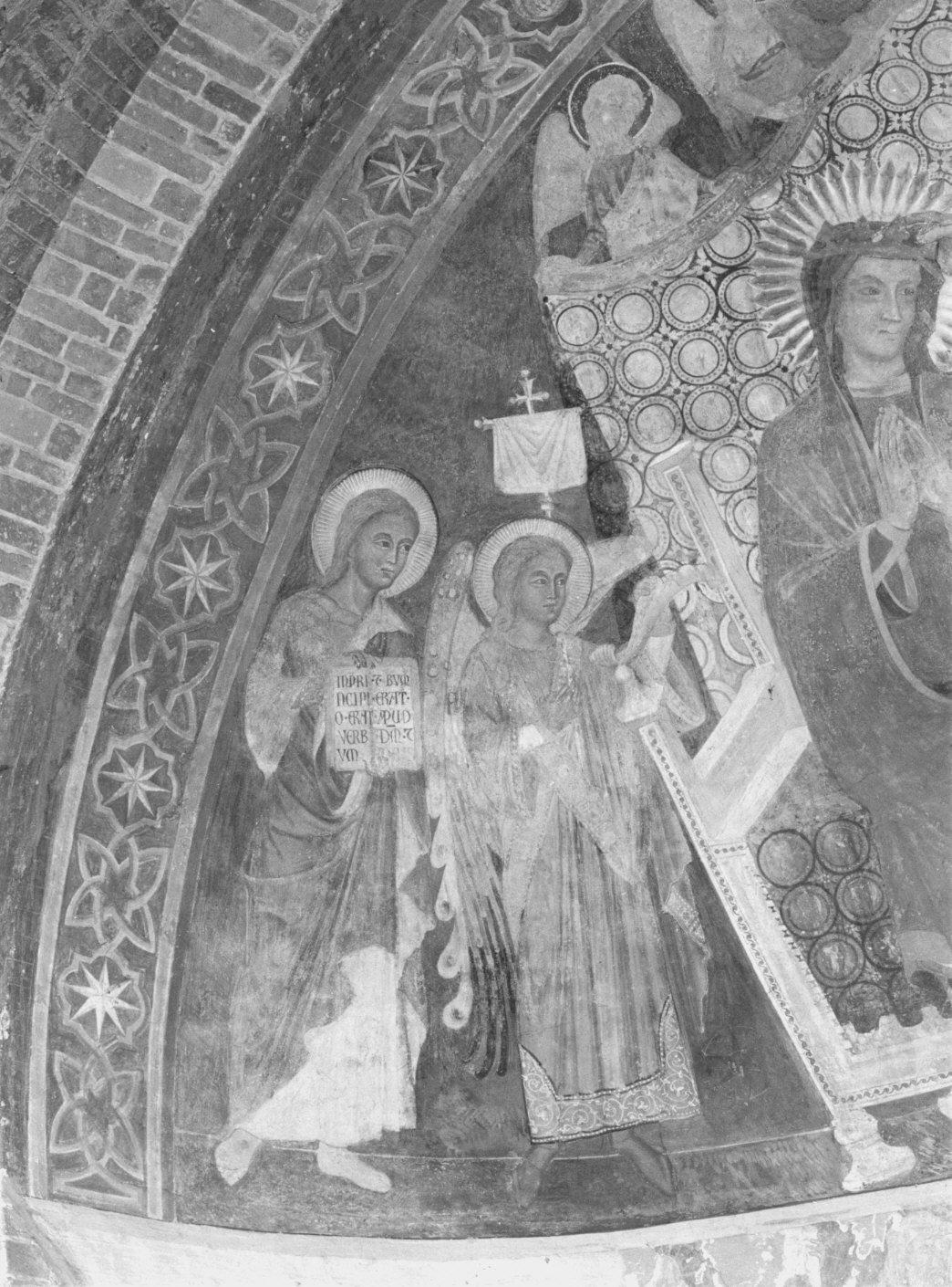 Santi (dipinto murale, elemento d'insieme) - ambito lombardo (prima metà sec. XIV)