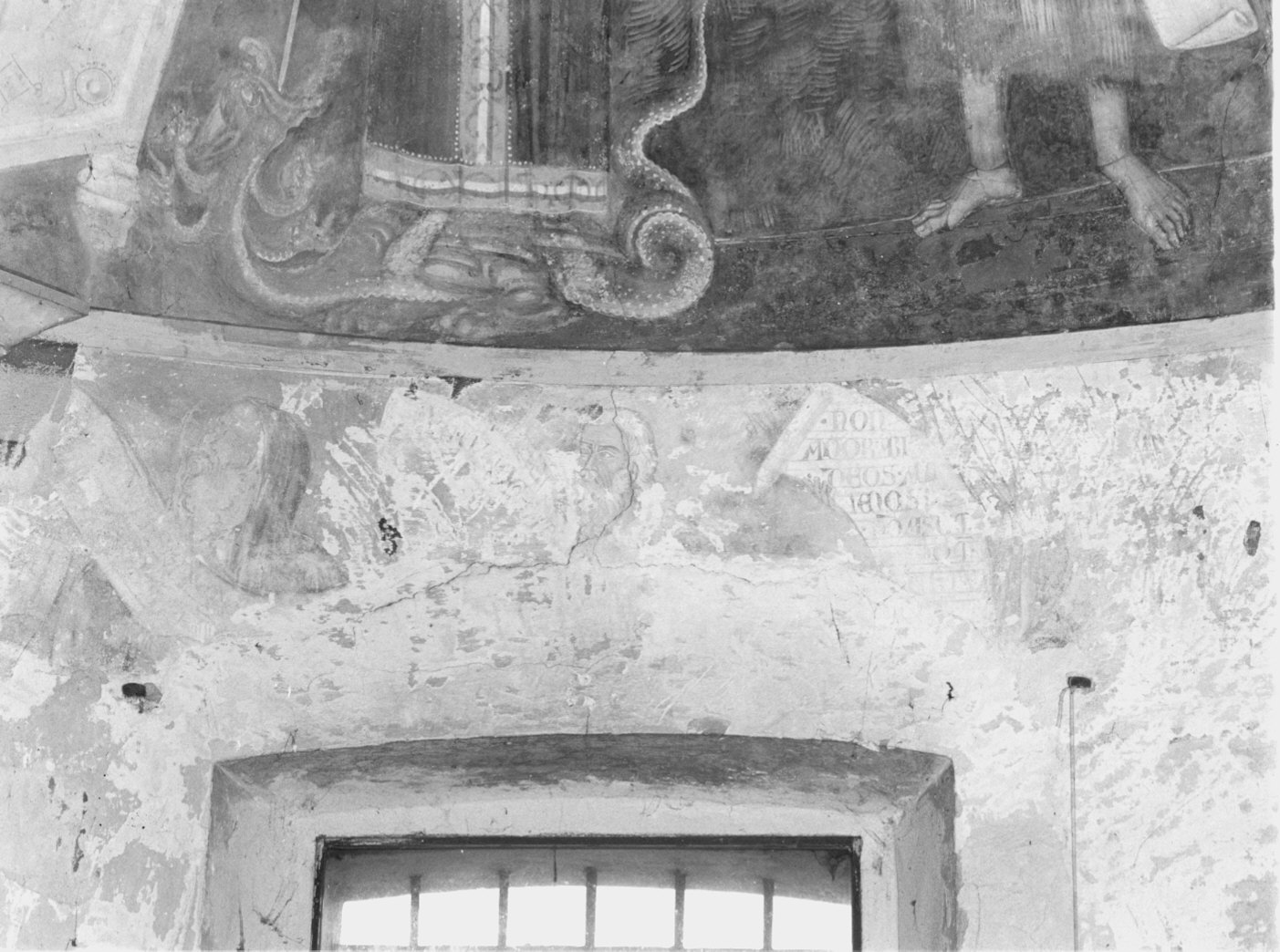 profeti (dipinto murale) - ambito lombardo (sec. XIV)