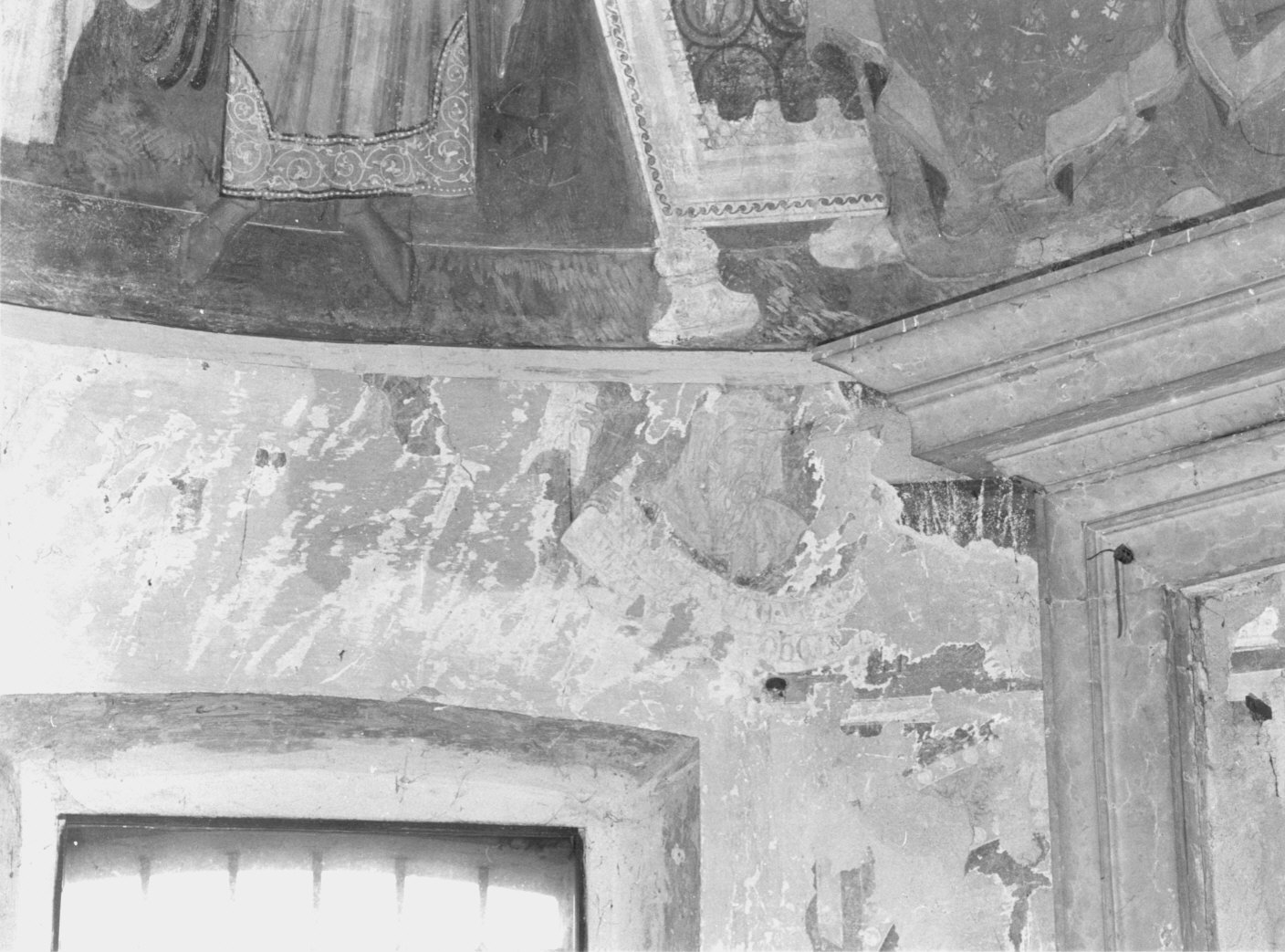 profeti (dipinto murale) - ambito lombardo (sec. XIV)