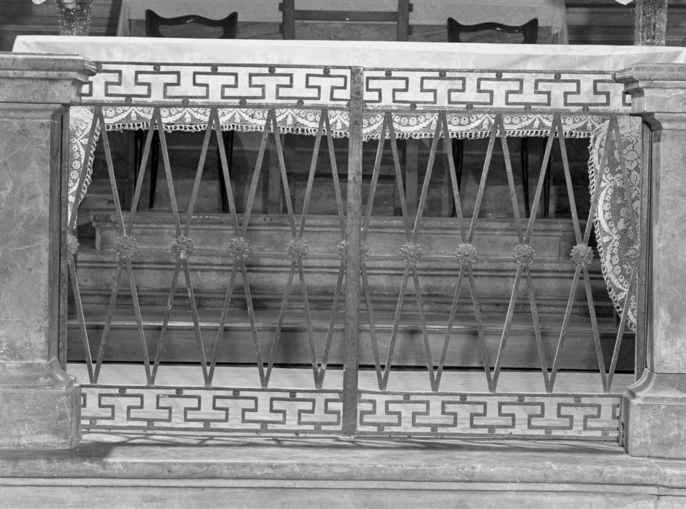 cancellata di balaustrata - bottega lombarda (sec. XIX)