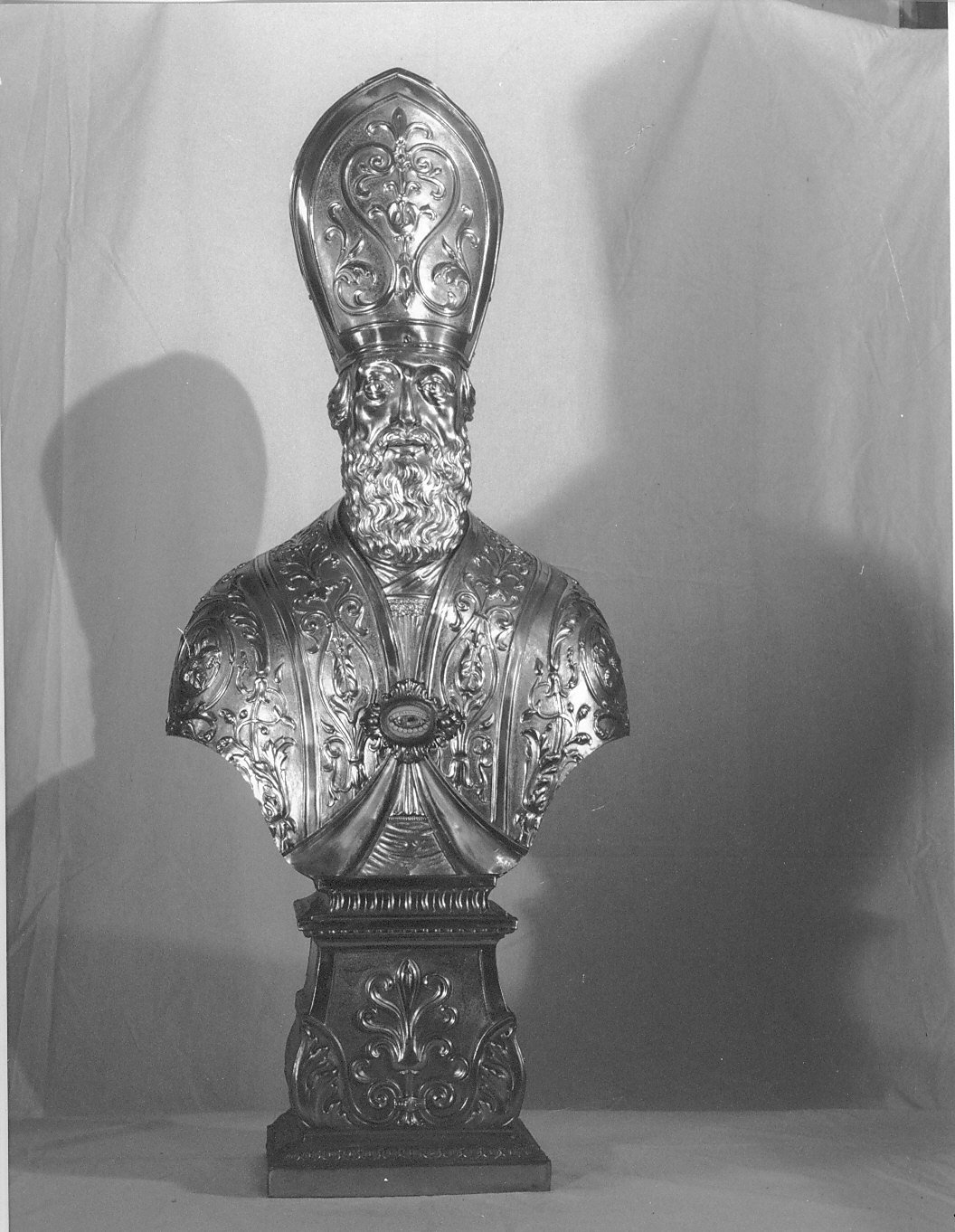 reliquiario - a busto, opera isolata - bottega dell'Italia settentrionale (ultimo quarto sec. XIX)