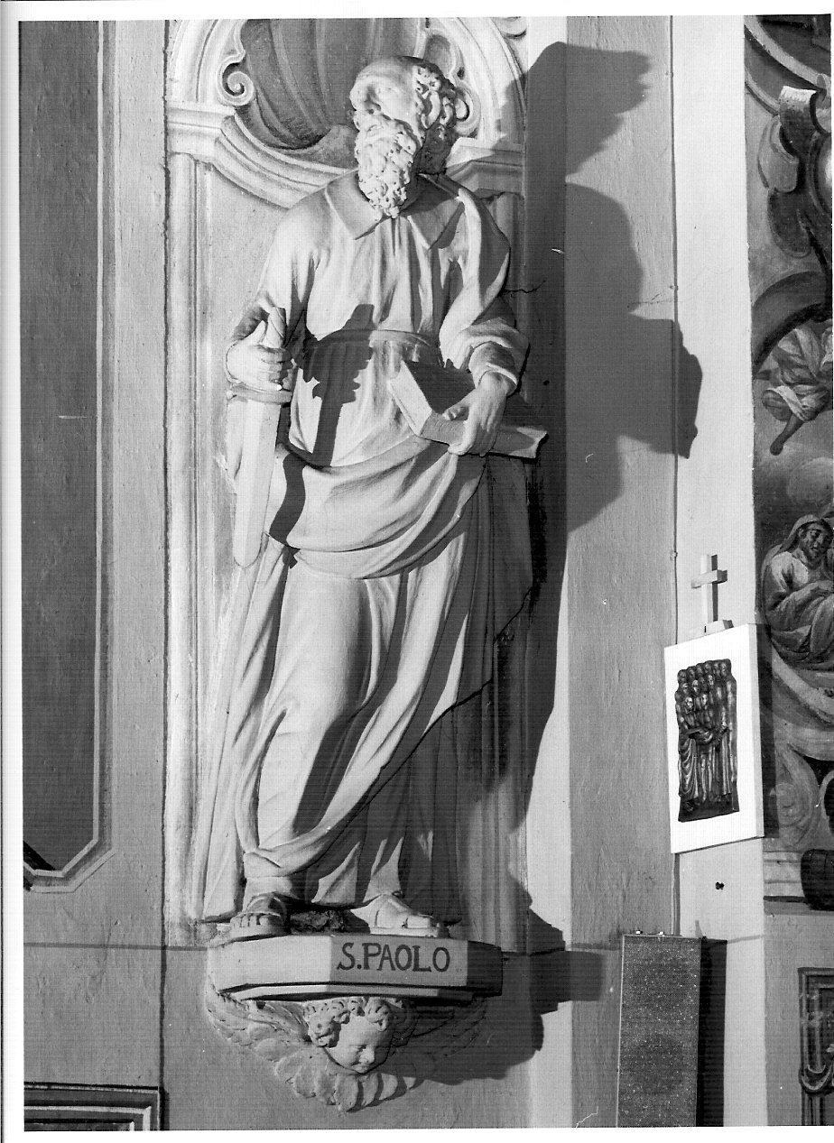 San Paolo (statua, elemento d'insieme) - bottega lombarda (secc. XVII/ XVIII)