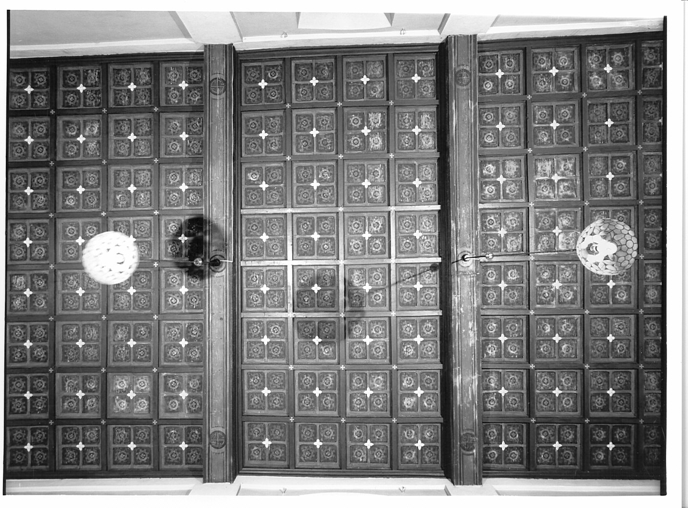 soffitto a cassettoni - bottega lombarda (sec. XVII)