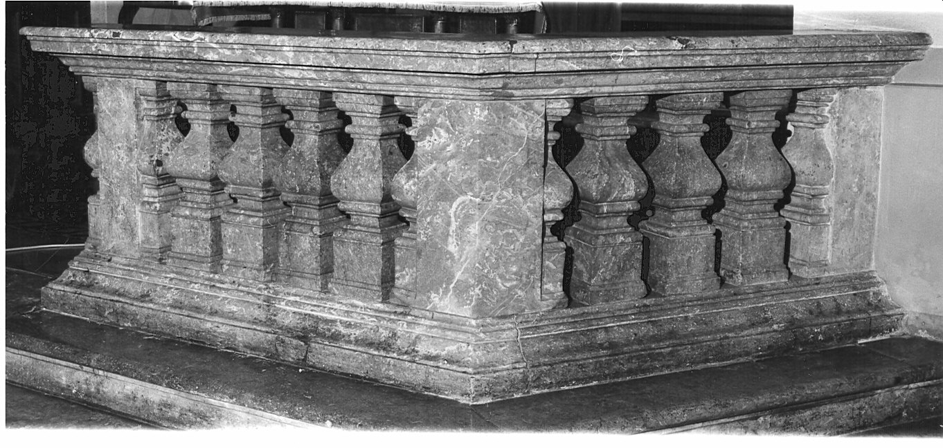 balaustrata - bottega lombarda (sec. XVII)