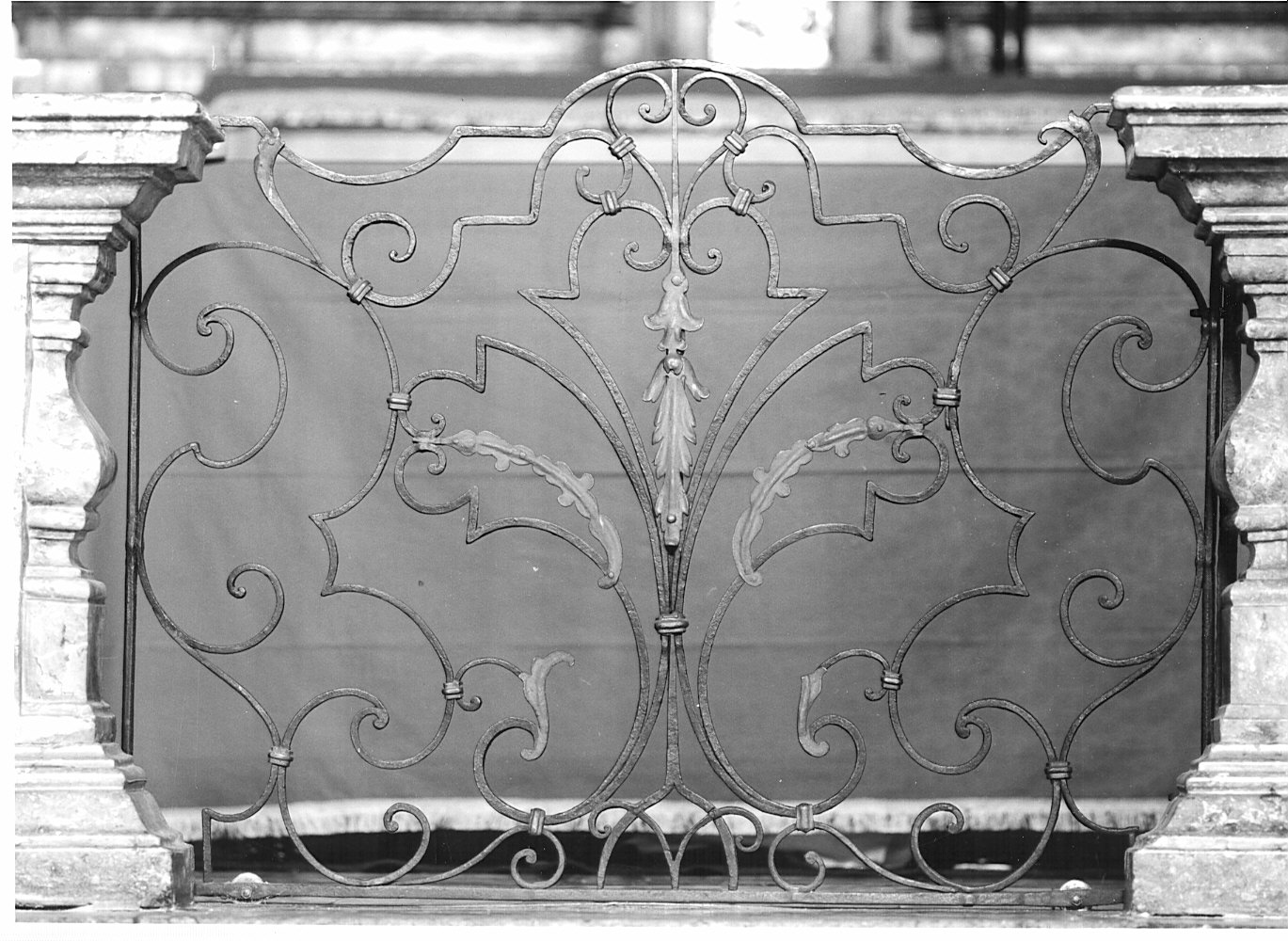 cancello di balaustrata - bottega lombarda (sec. XVII)