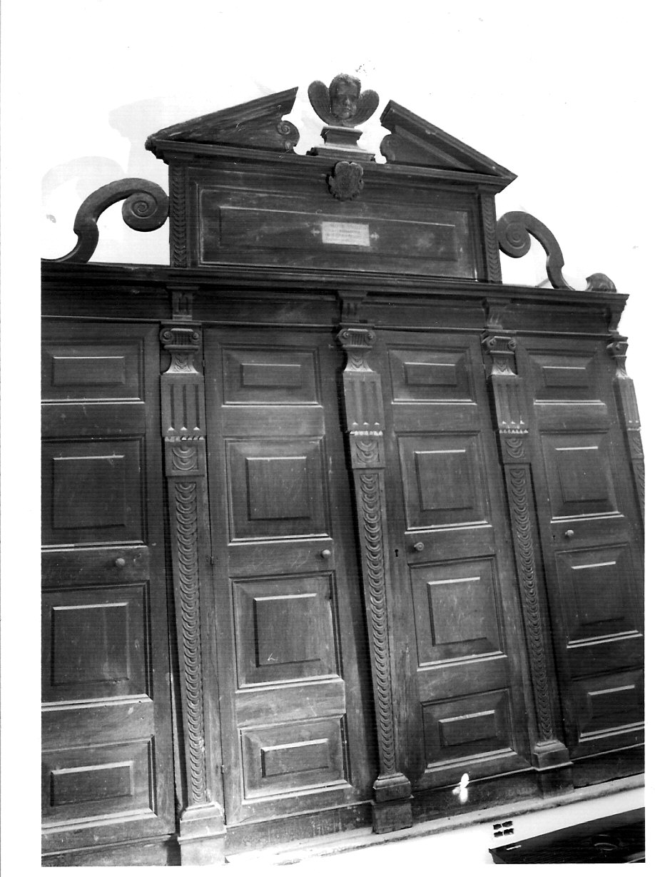 mobile da sacrestia, opera isolata - bottega lombarda (sec. XVI)