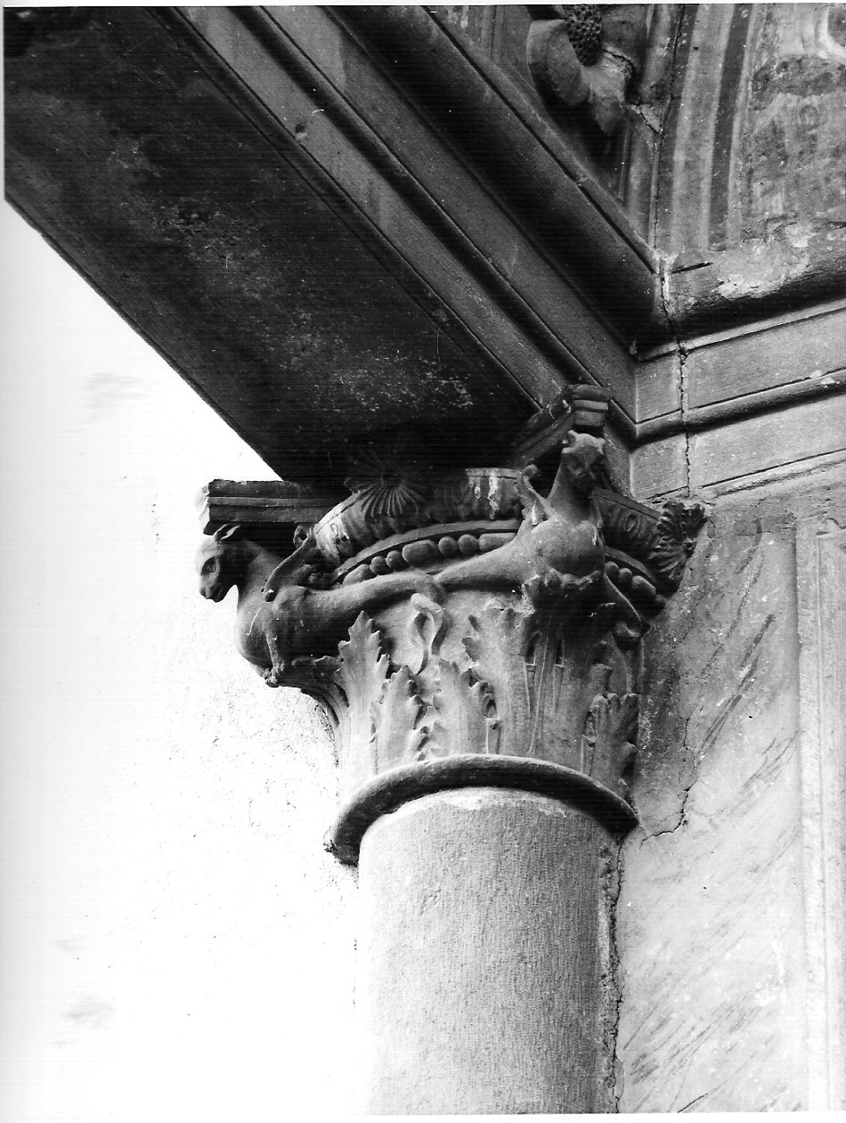 capitello, coppia di Rodari Tommaso (attribuito) (fine/inizio secc. XV/ XVI)