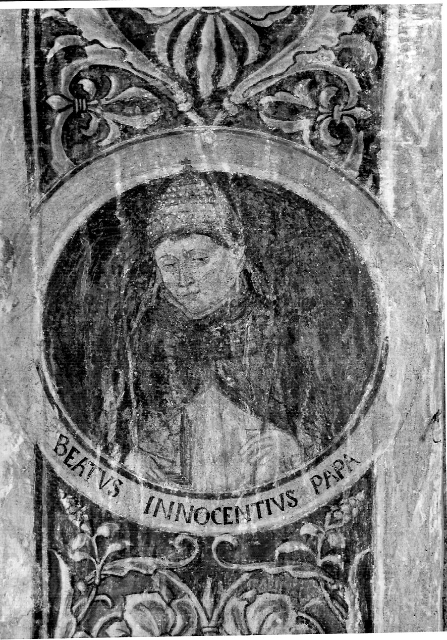 beato Innocenzo papa (dipinto murale, complesso decorativo) - ambito lombardo (fine sec. XV)