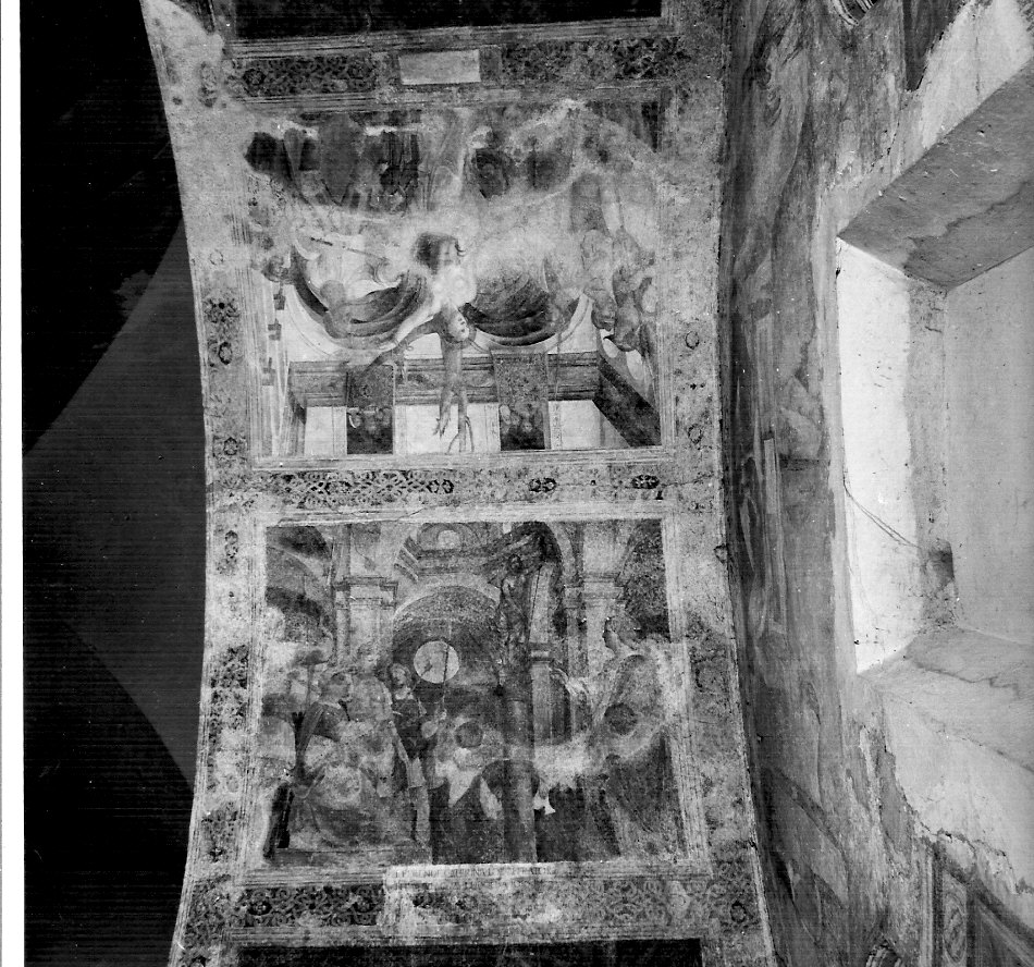 storie della vita di Santa Caterina d'Alessandria (dipinto murale, ciclo) di De Donati Bernardino (sec. XVI)
