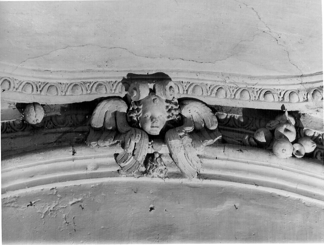 cherubino (decorazione plastica, elemento d'insieme) - bottega lombarda (sec. XVII)