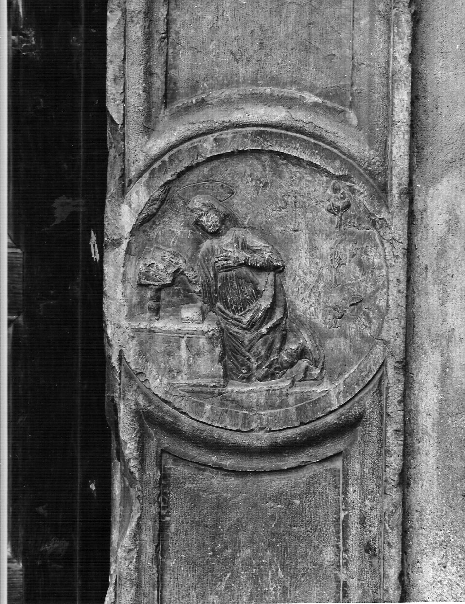 Madonna annunciata (rilievo, pendant) di Ventrata Francesco (sec. XVI)