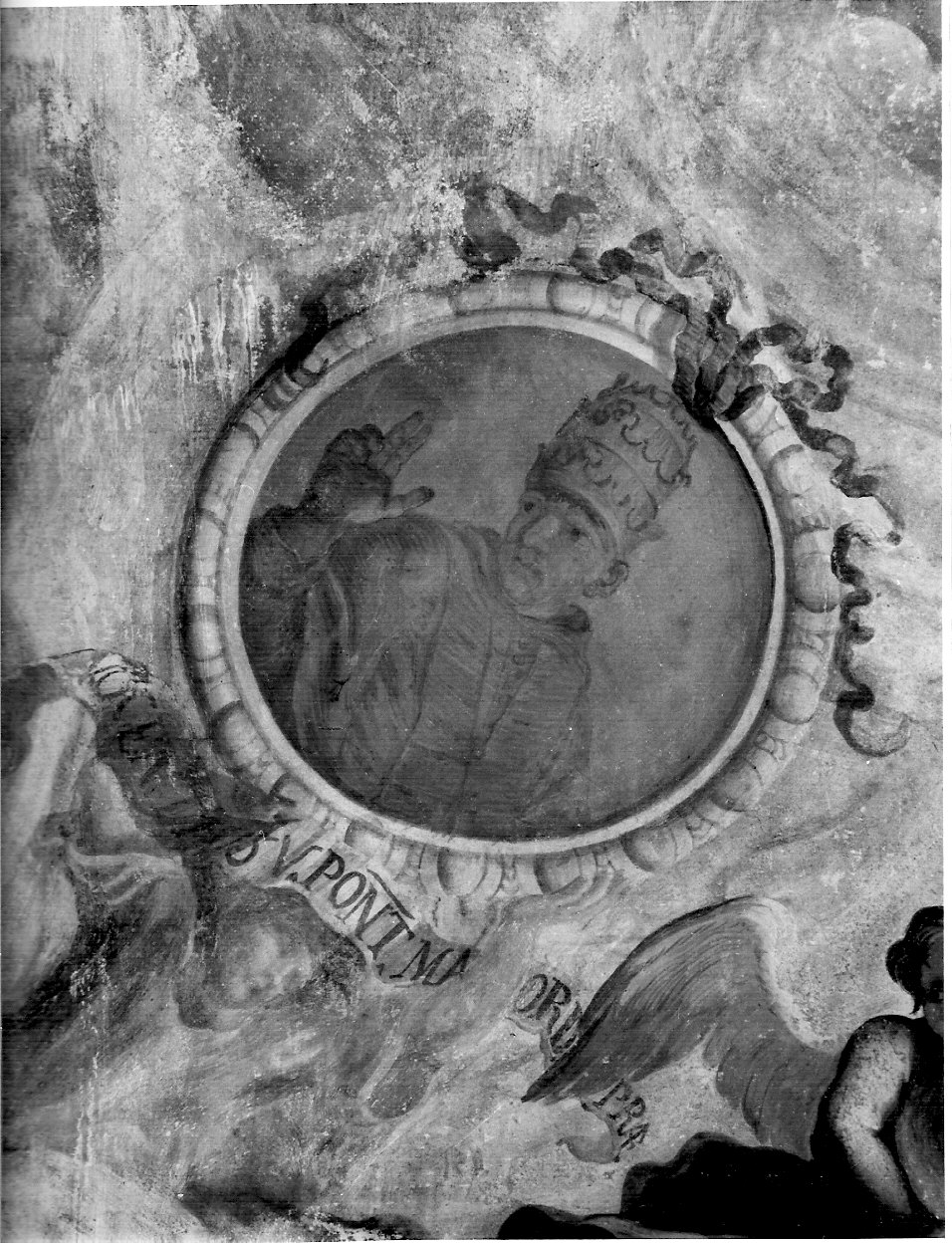 Innocenzo V Pontefice Massimo (dipinto murale, elemento d'insieme) di Bianchi Pietro (sec. XVIII)